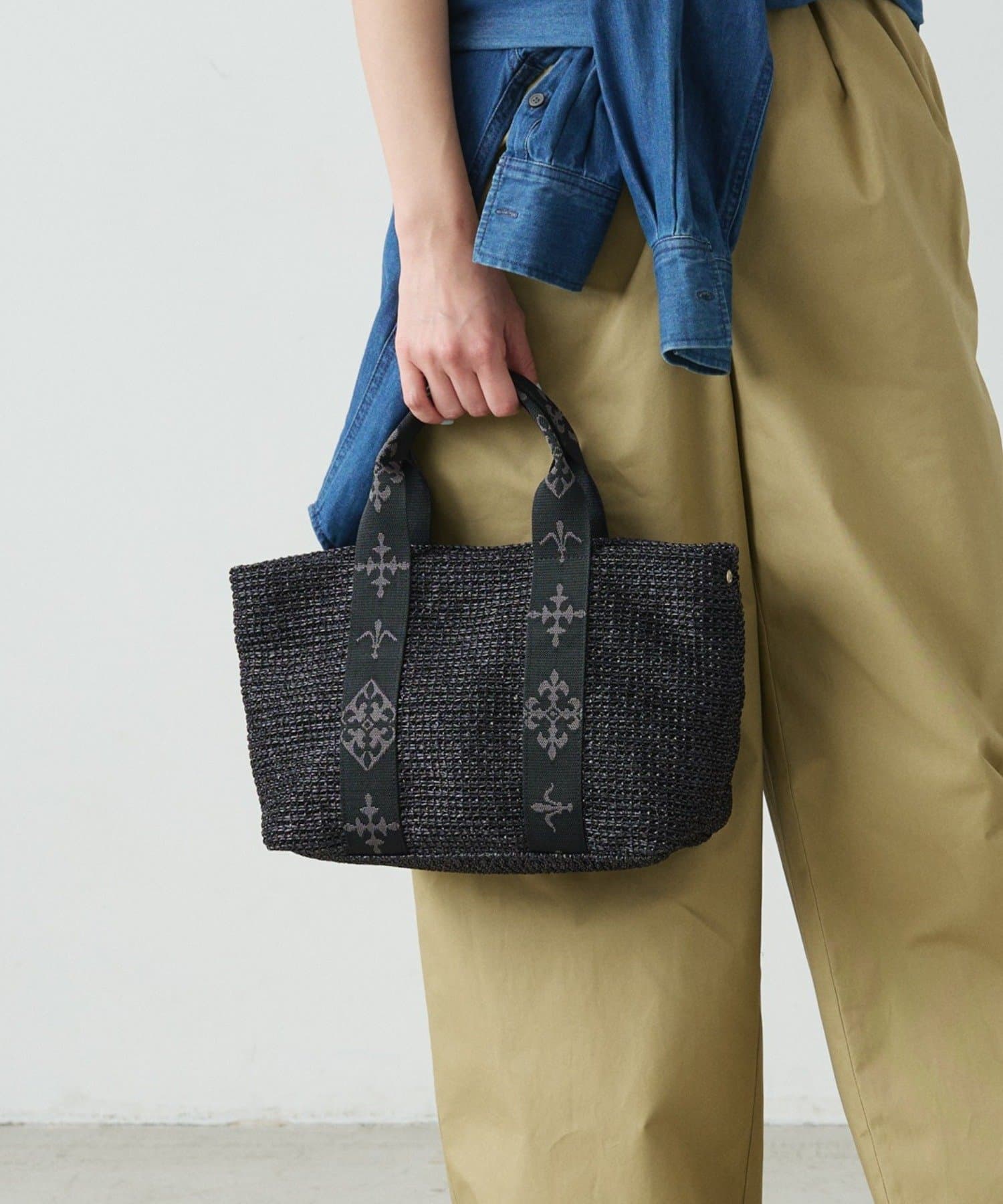 russet(ラシット) ［お気に入り総選挙対象］ナイロンラフィアデイリーミニトートバッグ