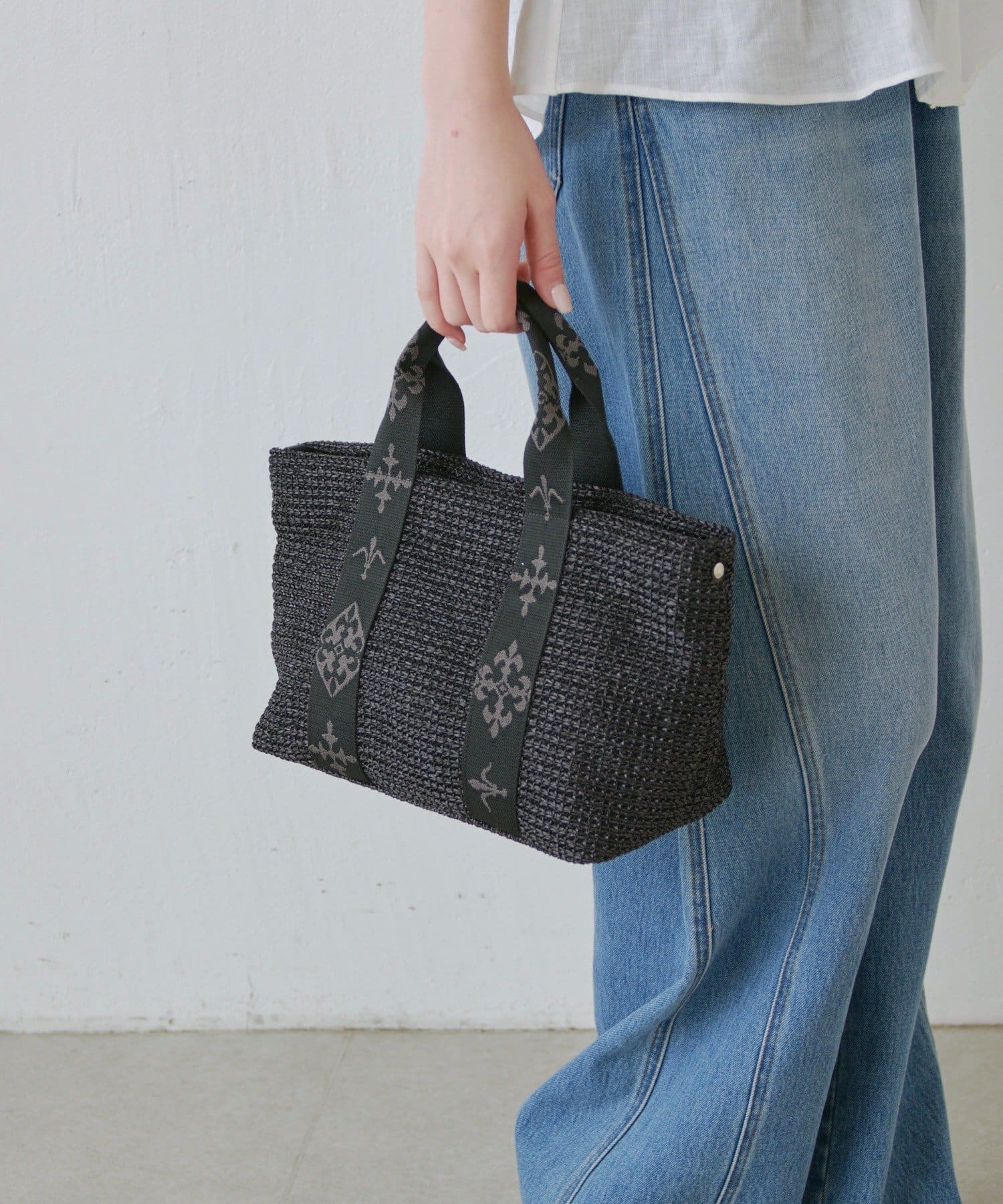 russet(ラシット) ［お気に入り総選挙対象］ナイロンラフィアデイリーミニトートバッグ