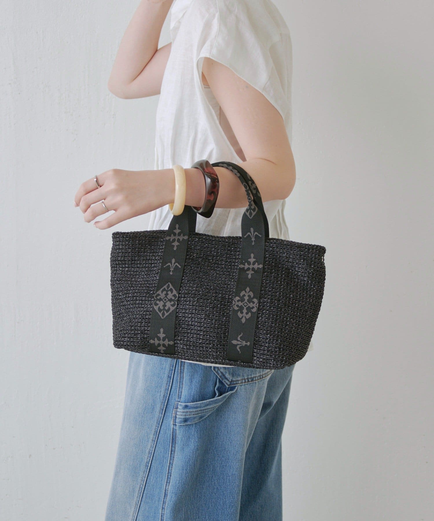 russet(ラシット) ［お気に入り総選挙対象］ナイロンラフィアデイリーミニトートバッグ