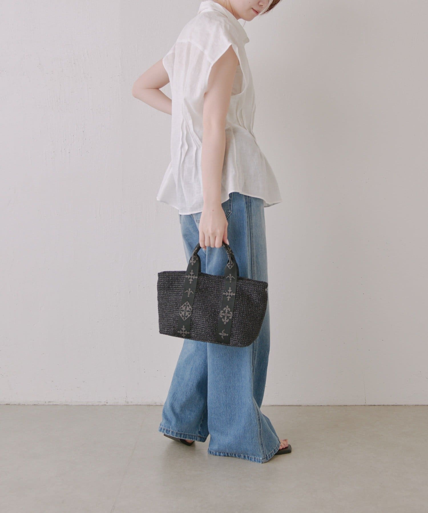 russet(ラシット) ［お気に入り総選挙対象］ナイロンラフィアデイリーミニトートバッグ