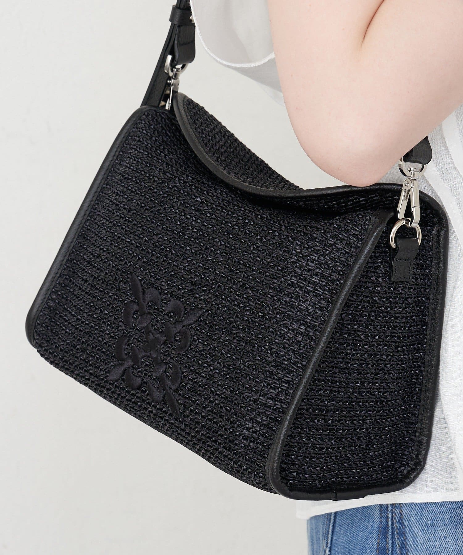 russet(ラシット) ［お気に入り総選挙対象］ナイロンラフィアショルダーバッグ