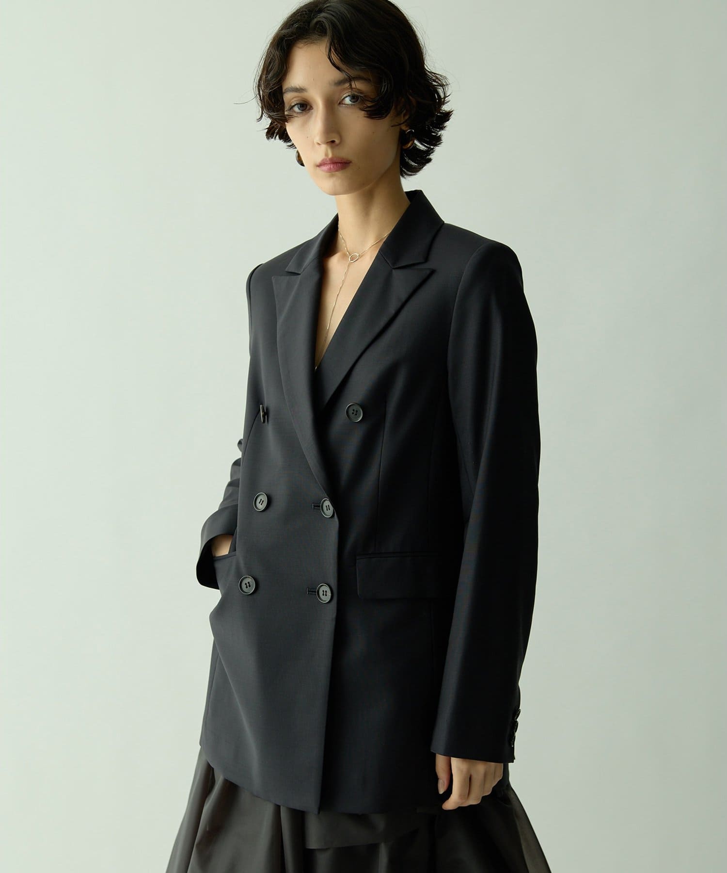 Whim Gazette(ウィム ガゼット) 【Drawing Numbers】ダブルプレーンジャケット