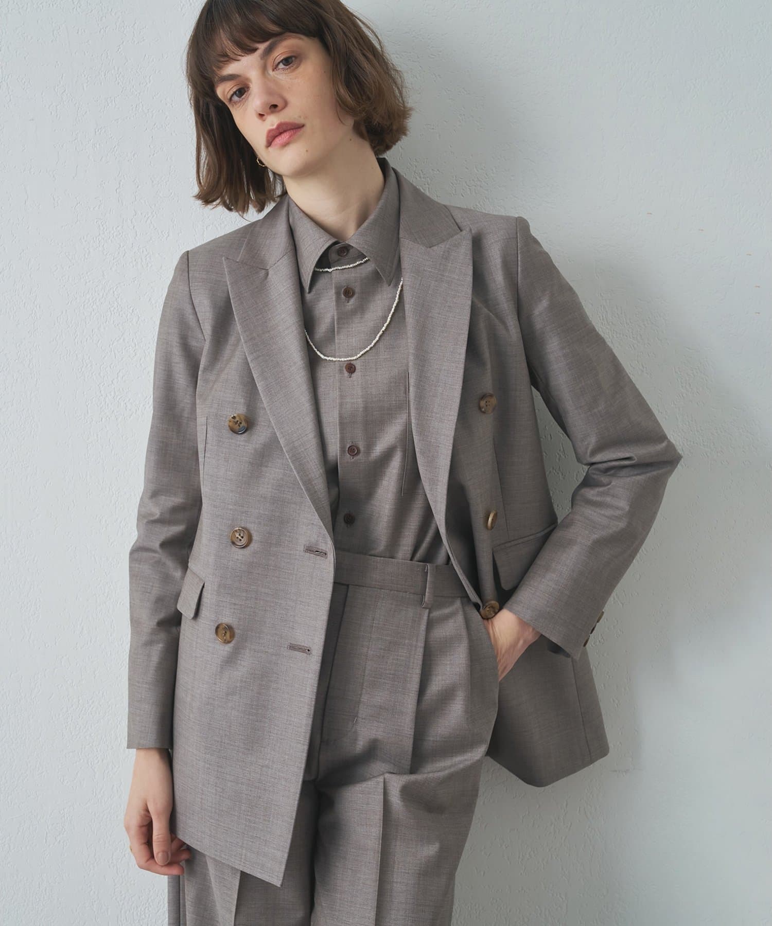 Whim Gazette(ウィム ガゼット) 【Drawing Numbers】ダブルプレーンジャケット