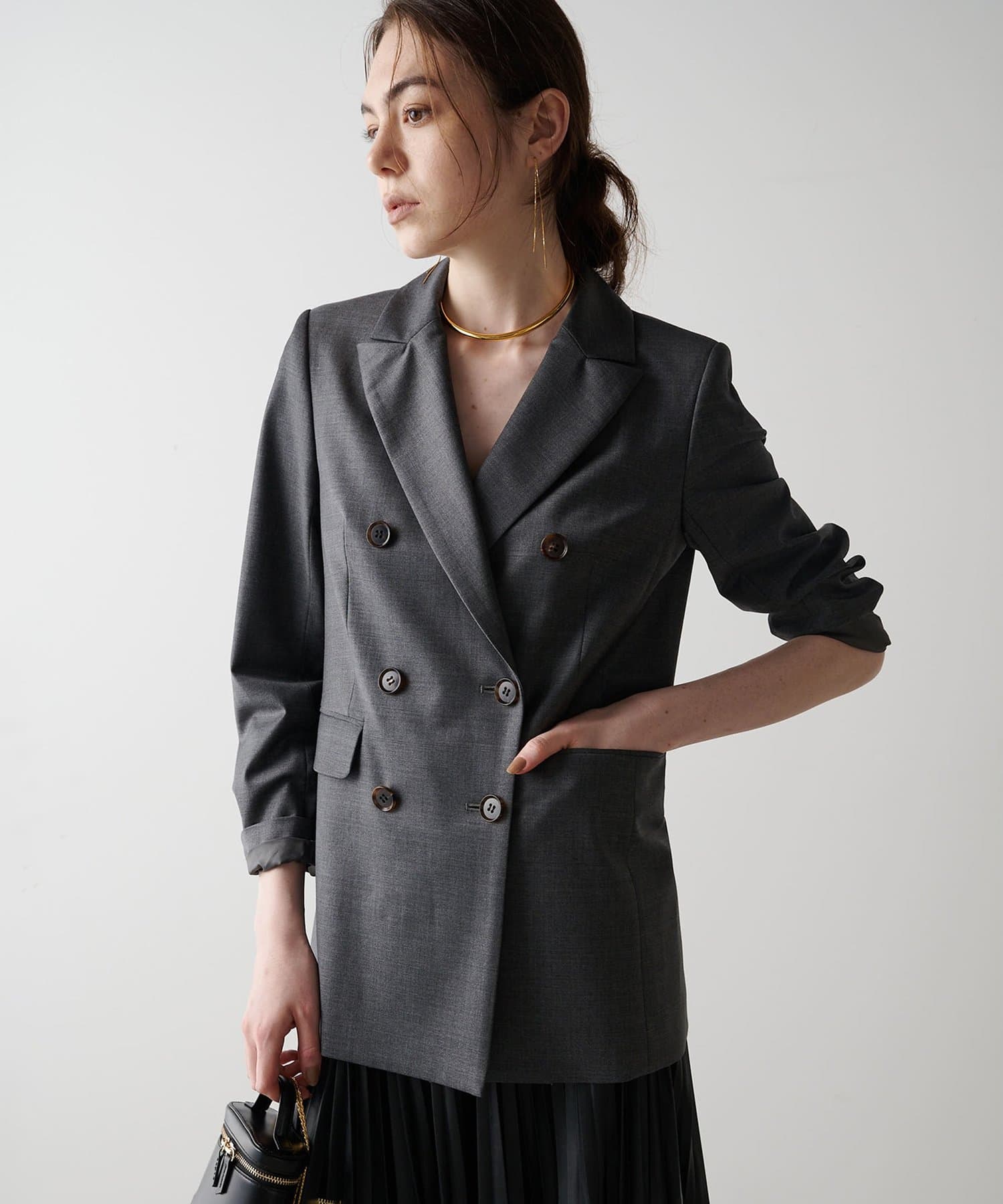 Whim Gazette(ウィム ガゼット) 【Drawing Numbers】ダブルプレーンジャケット