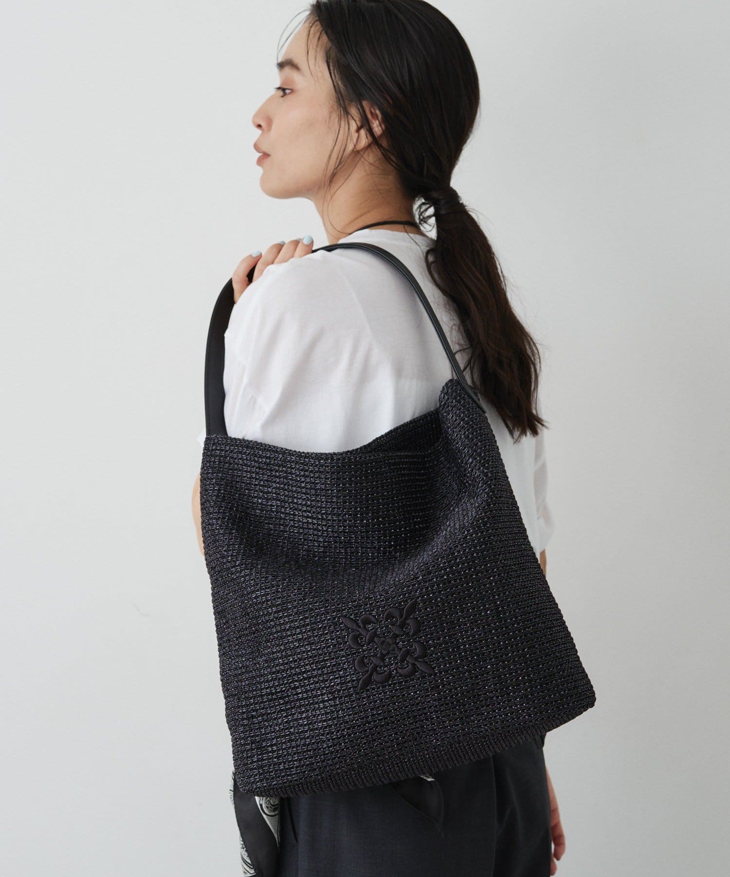 russet(ラシット) ［お気に入り総選挙対象］ナイロンラフィアワンショルダーバッグ