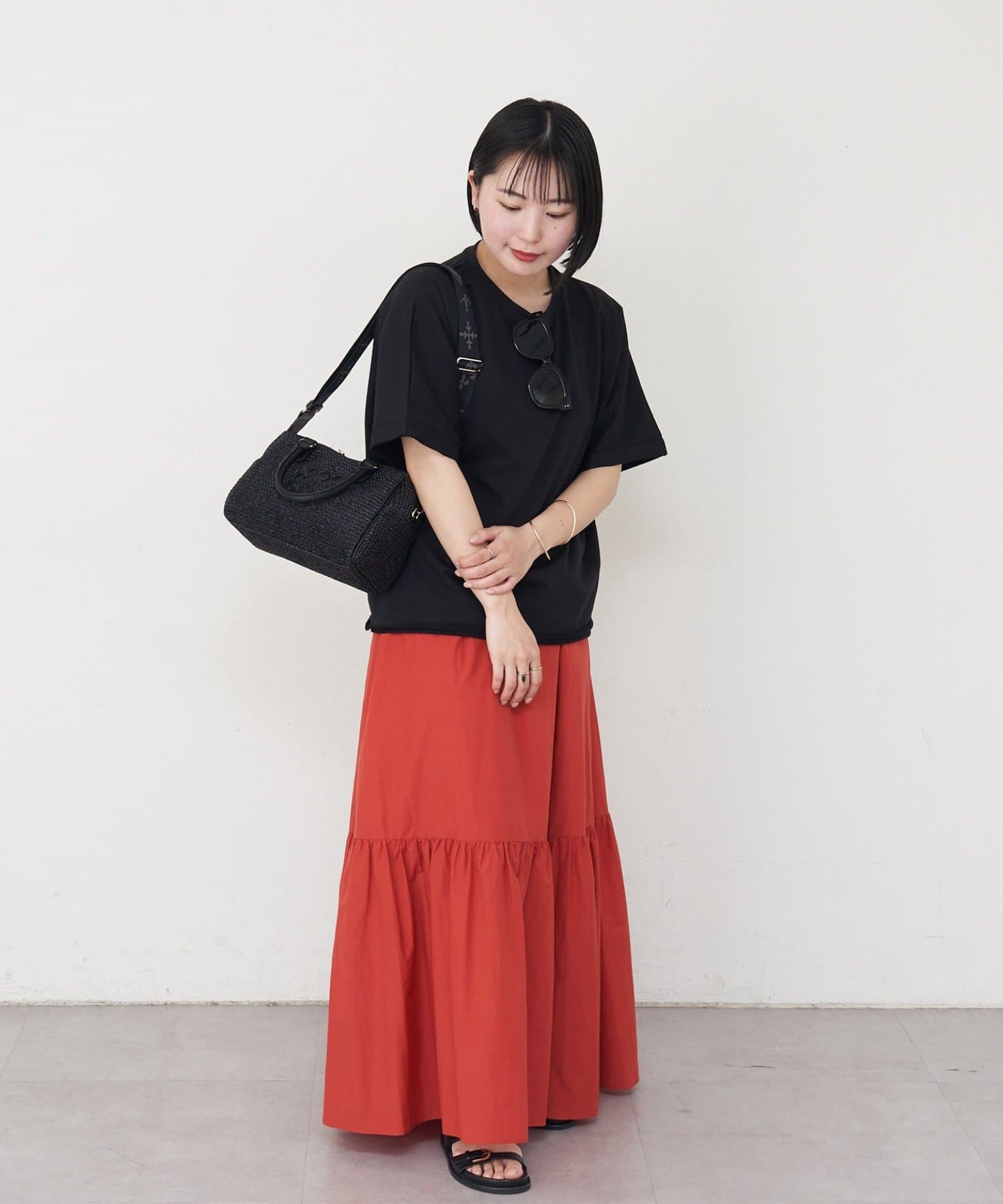 russet(ラシット) ［お気に入り総選挙対象］ナイロンラフィアミニボストンバッグ