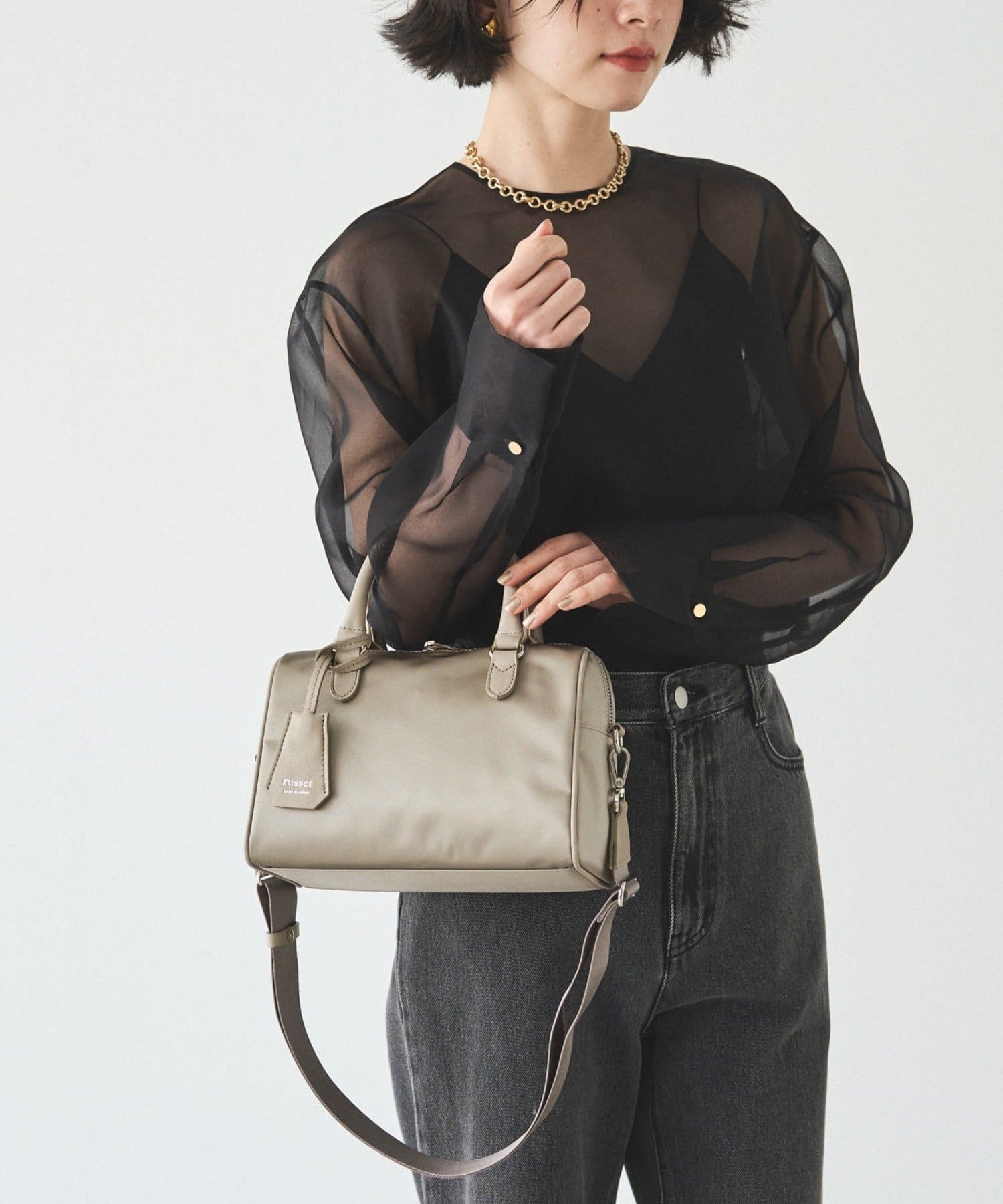 russet(ラシット) ［お気に入り総選挙対象］《WEB限定》クラウズナイロン2WAYミニボストンバッグ