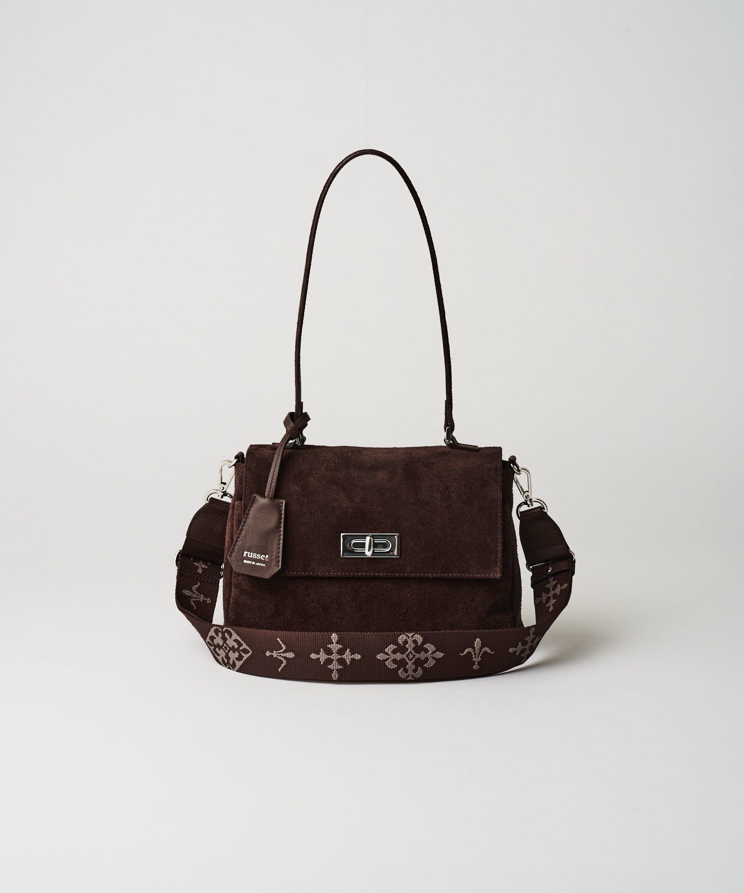 russet(ラシット) ［お気に入り総選挙対象］《WEB限定》スエードフラップミニトートバッグ