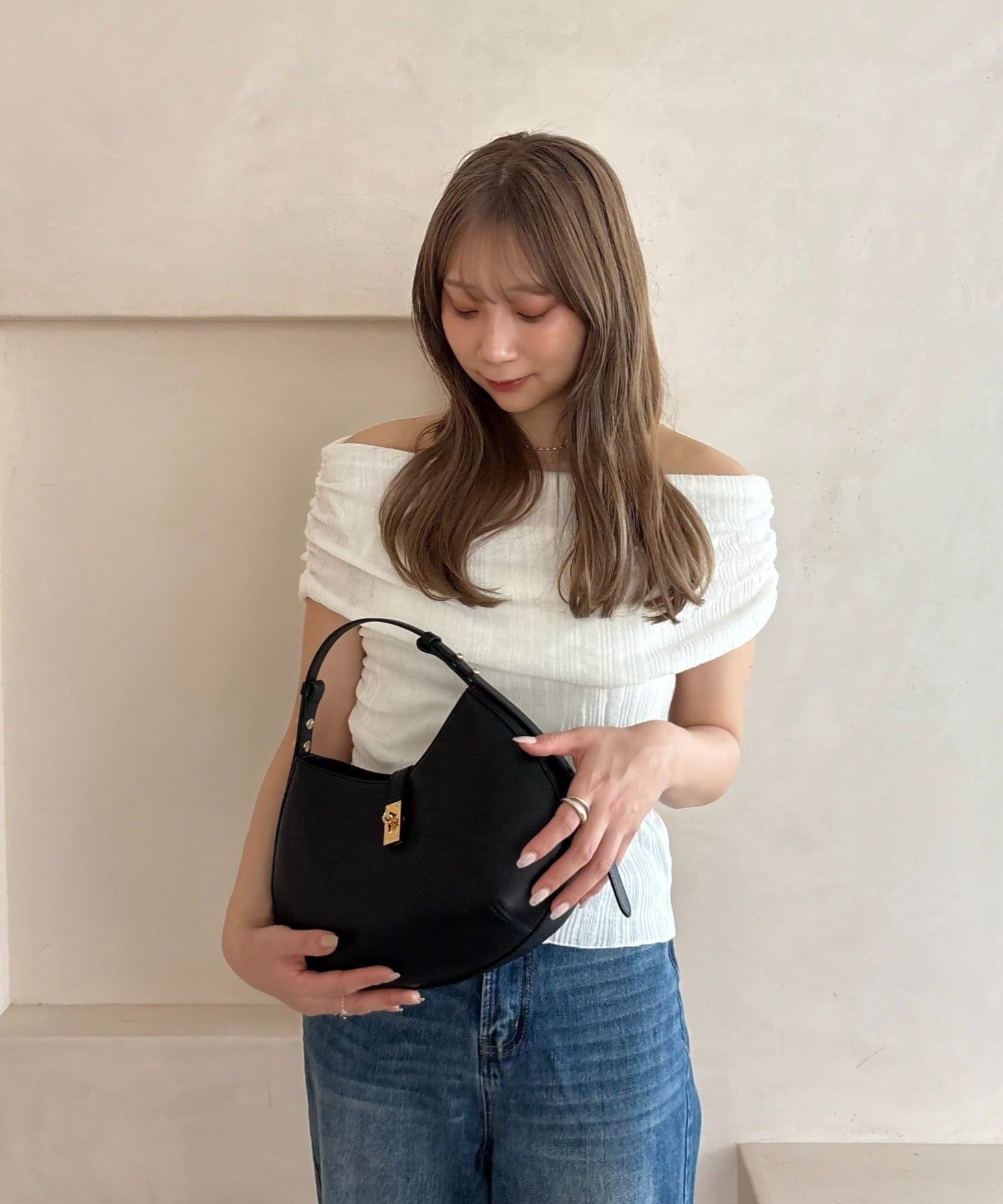 gemeil(ジェムイル) 【MIZUKI企画】ツイストロックバッグ(CE-1704)