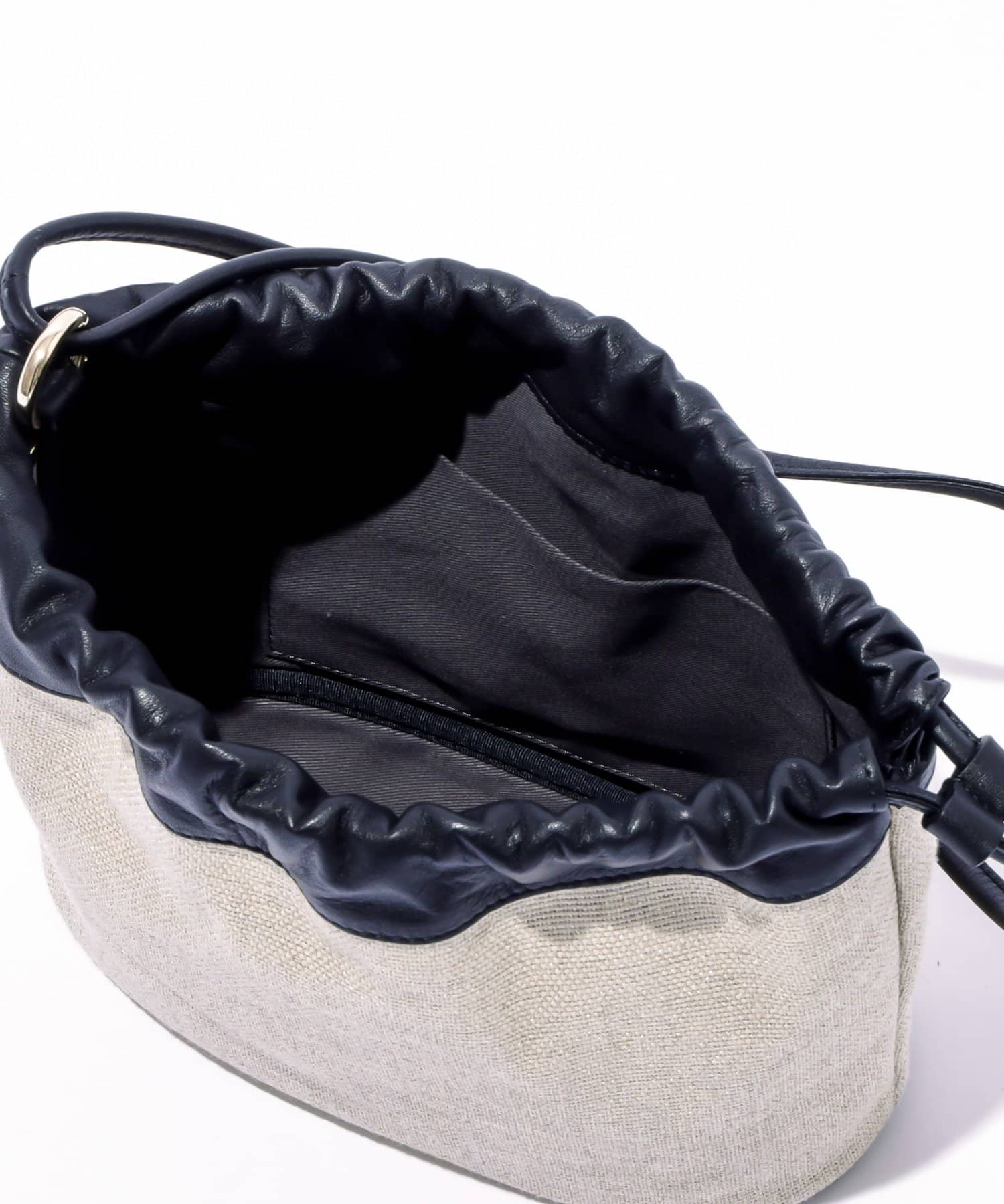 gemeil(ジェムイル) 【数量限定】バイカラー巾着キャンバスバッグ(CE-1716)