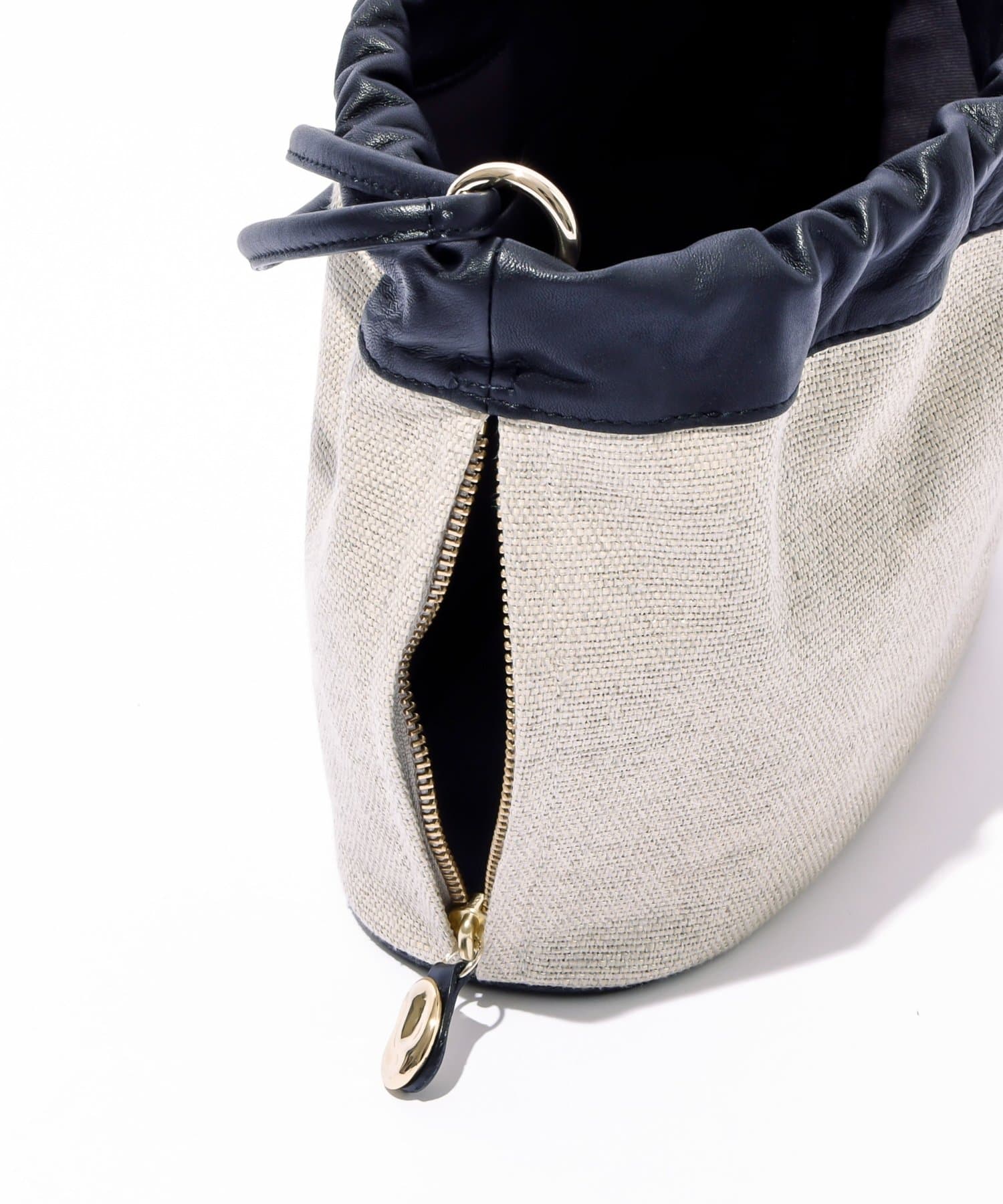 gemeil(ジェムイル) 【数量限定】バイカラー巾着キャンバスバッグ(CE-1716)