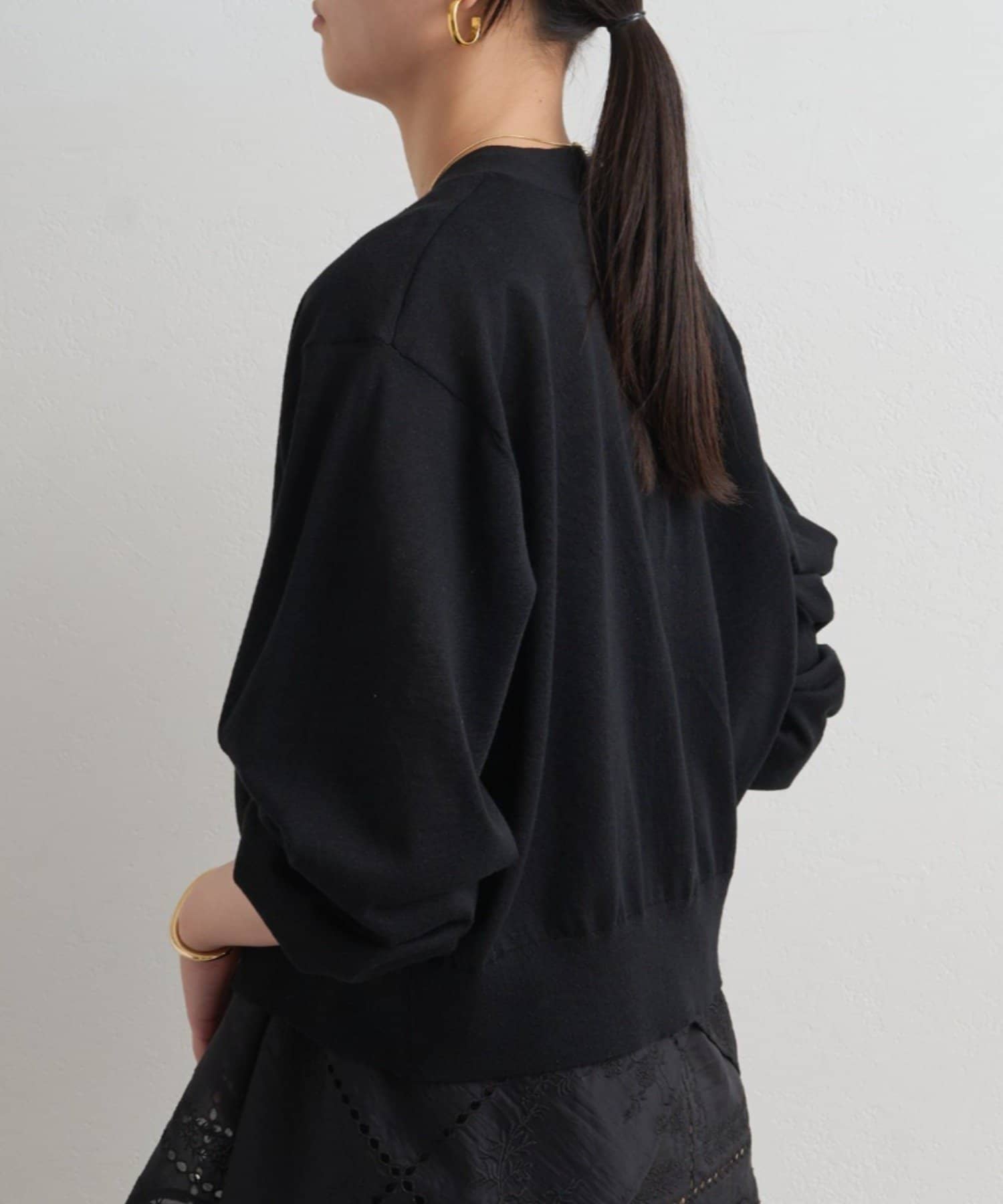 LOUNGEDRESS(ラウンジドレス) ZIPニットカーデ