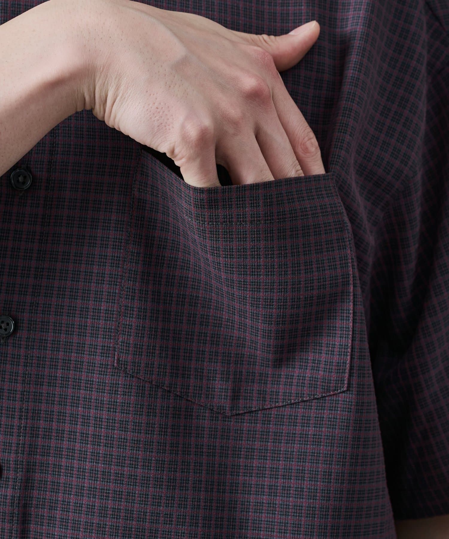 COLONY 2139(コロニー トゥーワンスリーナイン) シャドーチェック半袖シャツ