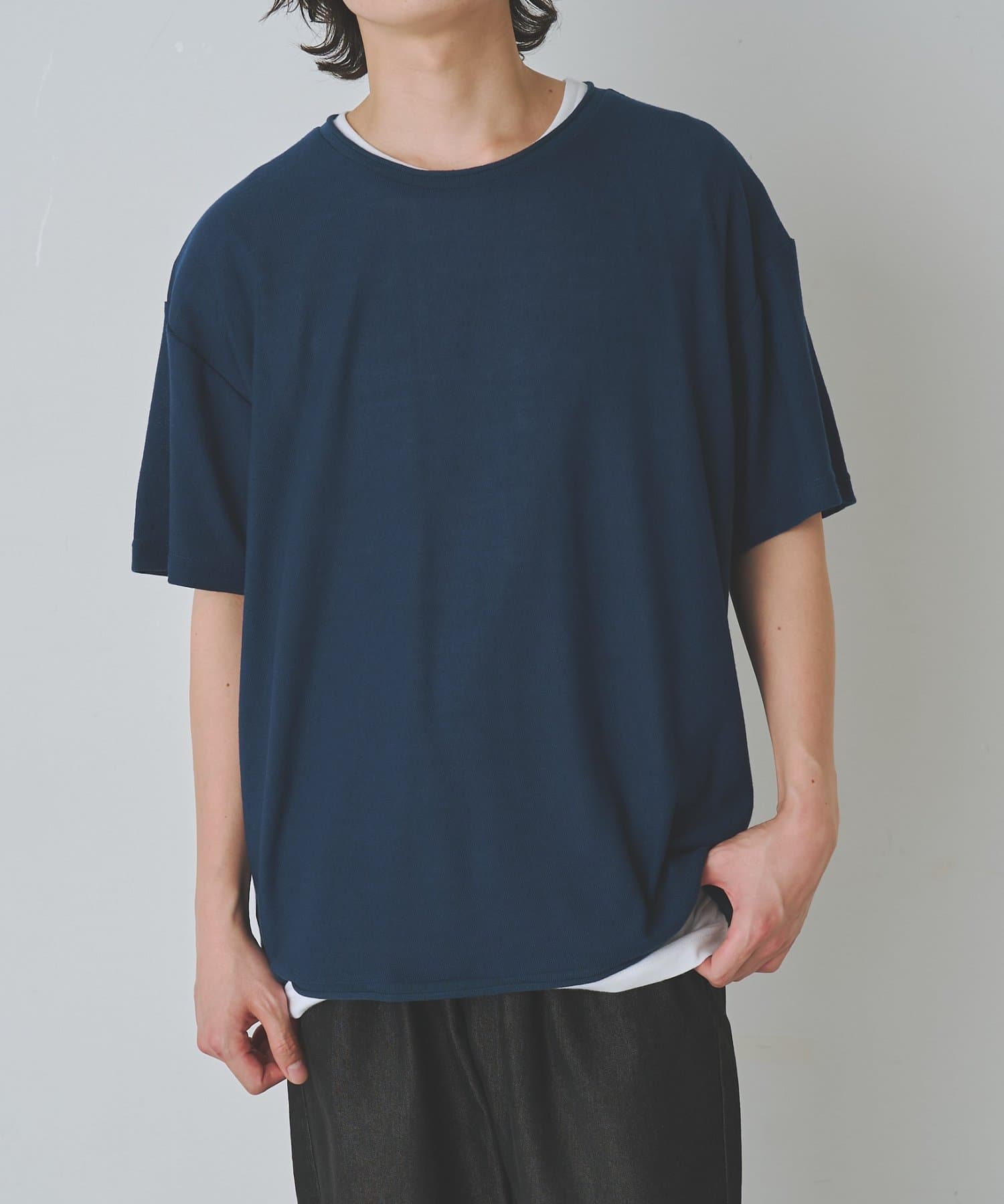 COLONY 2139(コロニー トゥーワンスリーナイン) ニットソーレイヤードセット半袖T