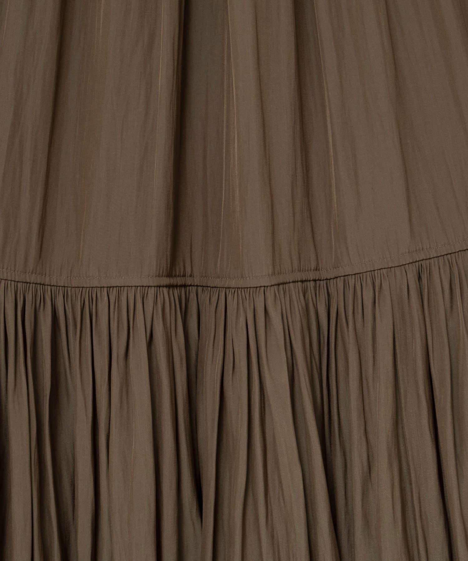 NOLLEY'S(ノーリーズ) ウォッシャブルカッセンギャザーマキシスカート