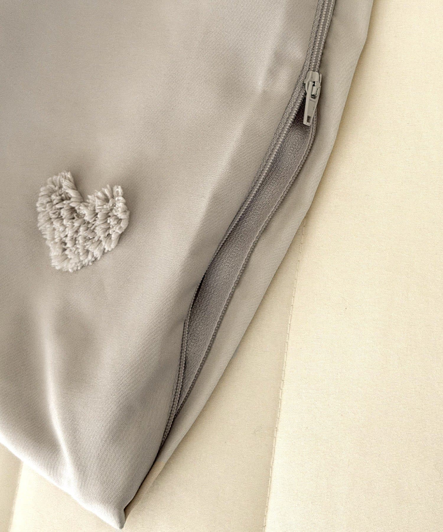 3COINS(スリーコインズ) ハートジャガード布団掛けカバーシングル：210×150cm