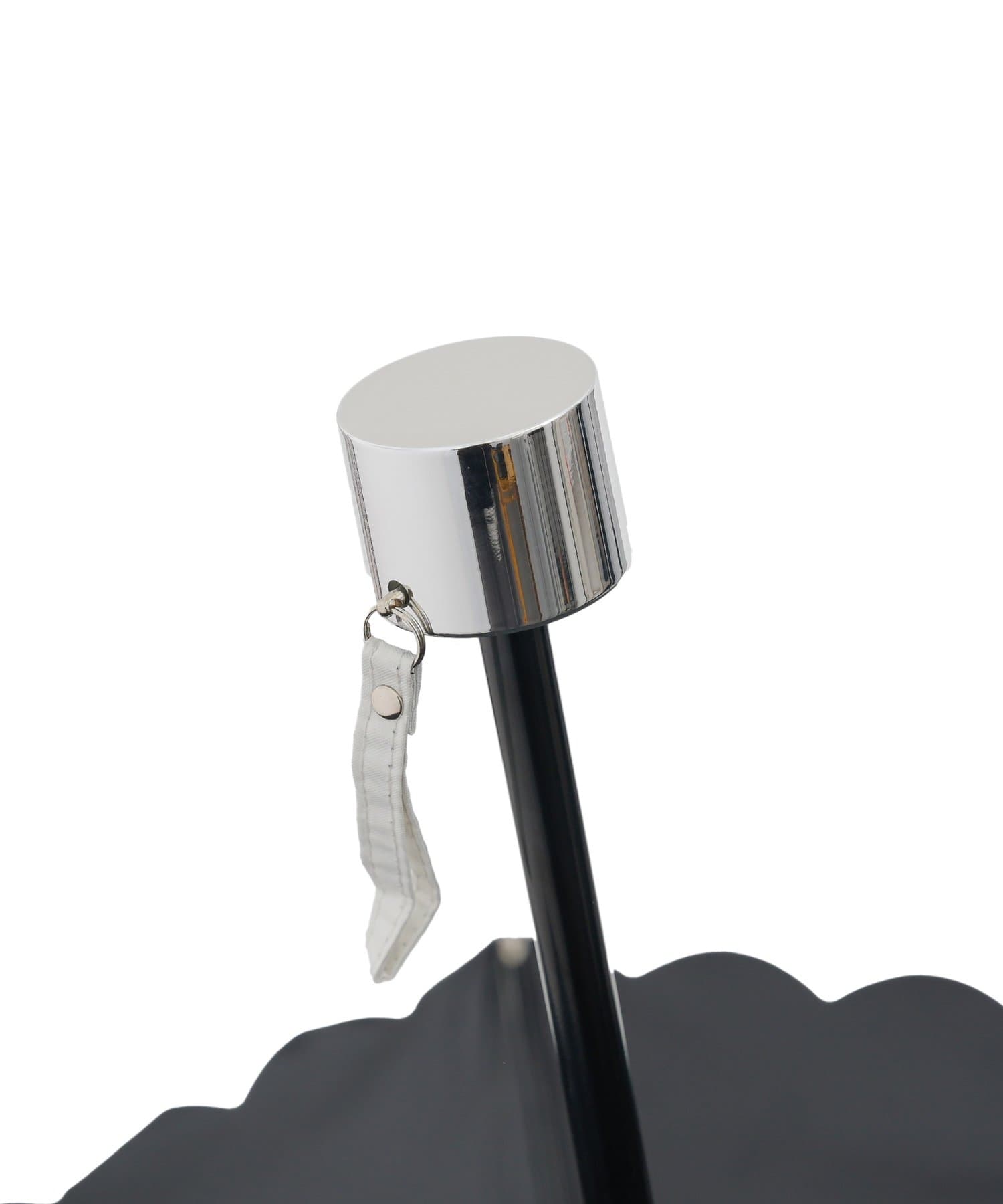 3COINS(スリーコインズ) 晴雨兼用折傘フチナミヒートカット