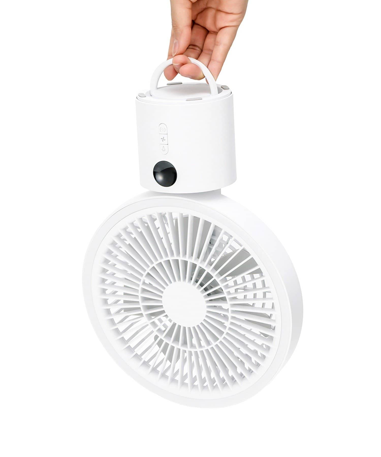 3COINS(スリーコインズ) LEDライト付きファン