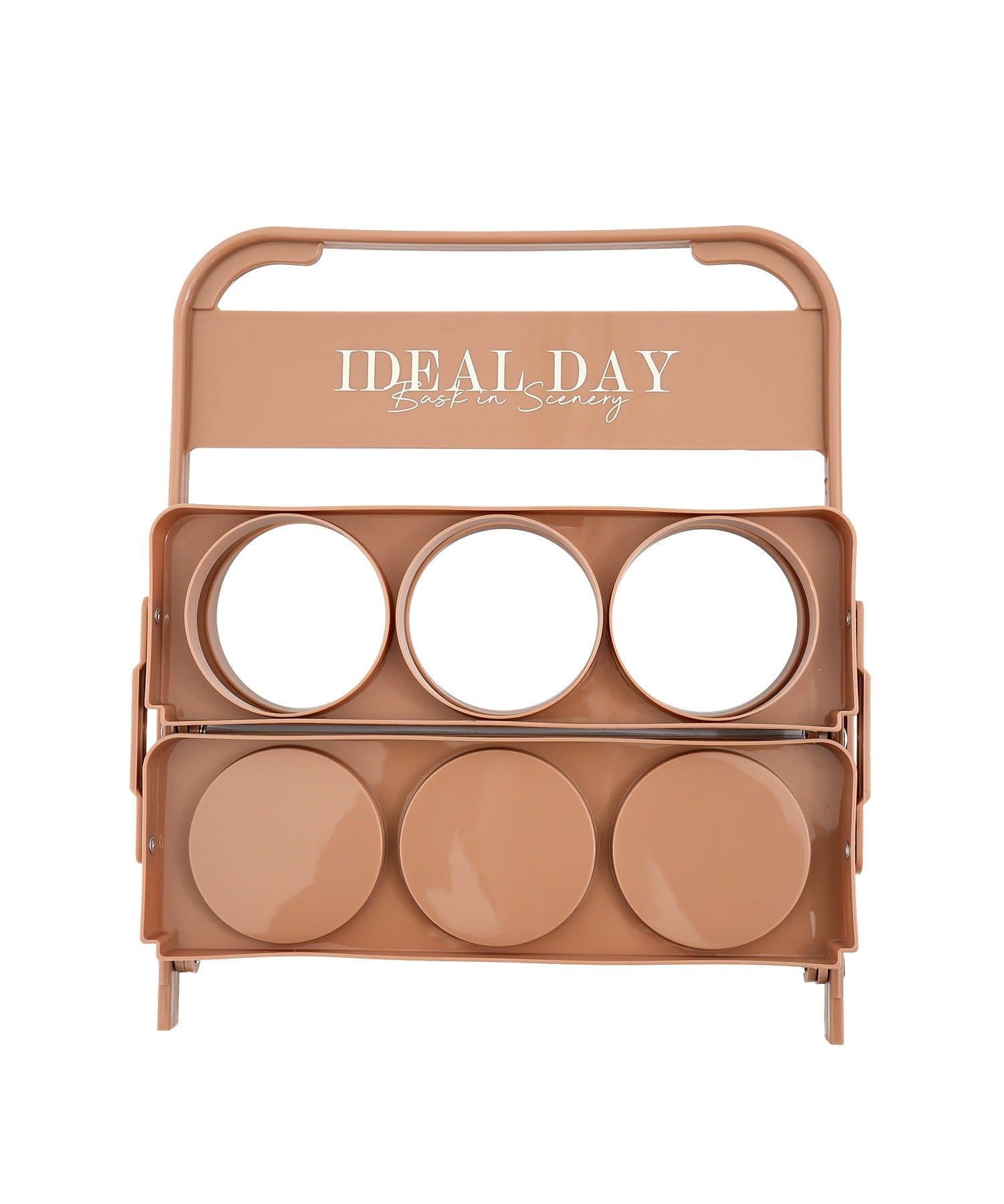 3COINS(スリーコインズ) ドリンクホルダー6本用／SPRING PICNIC