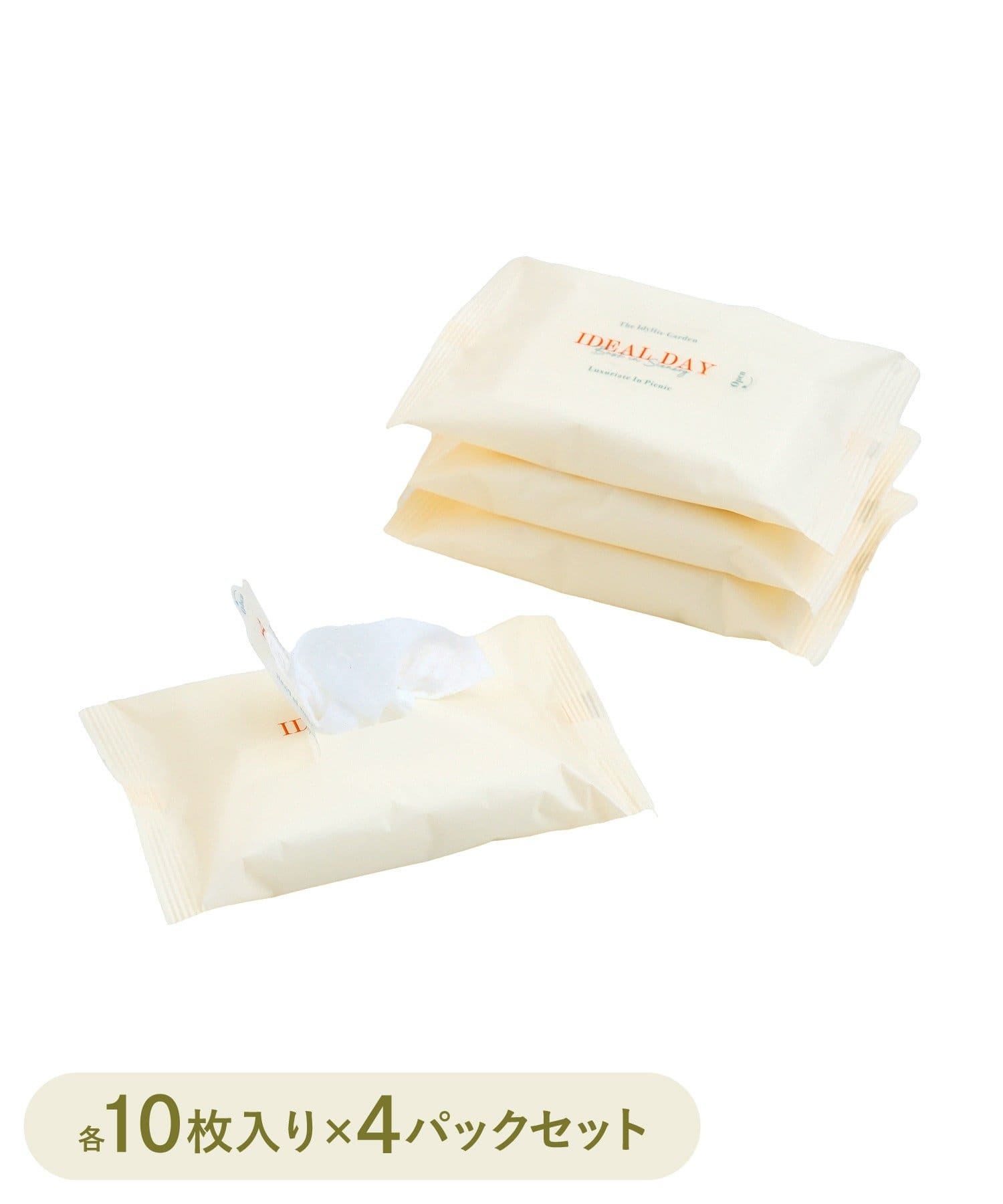 3COINS(スリーコインズ) ノンアルコール除菌シート／SPRING PICNIC