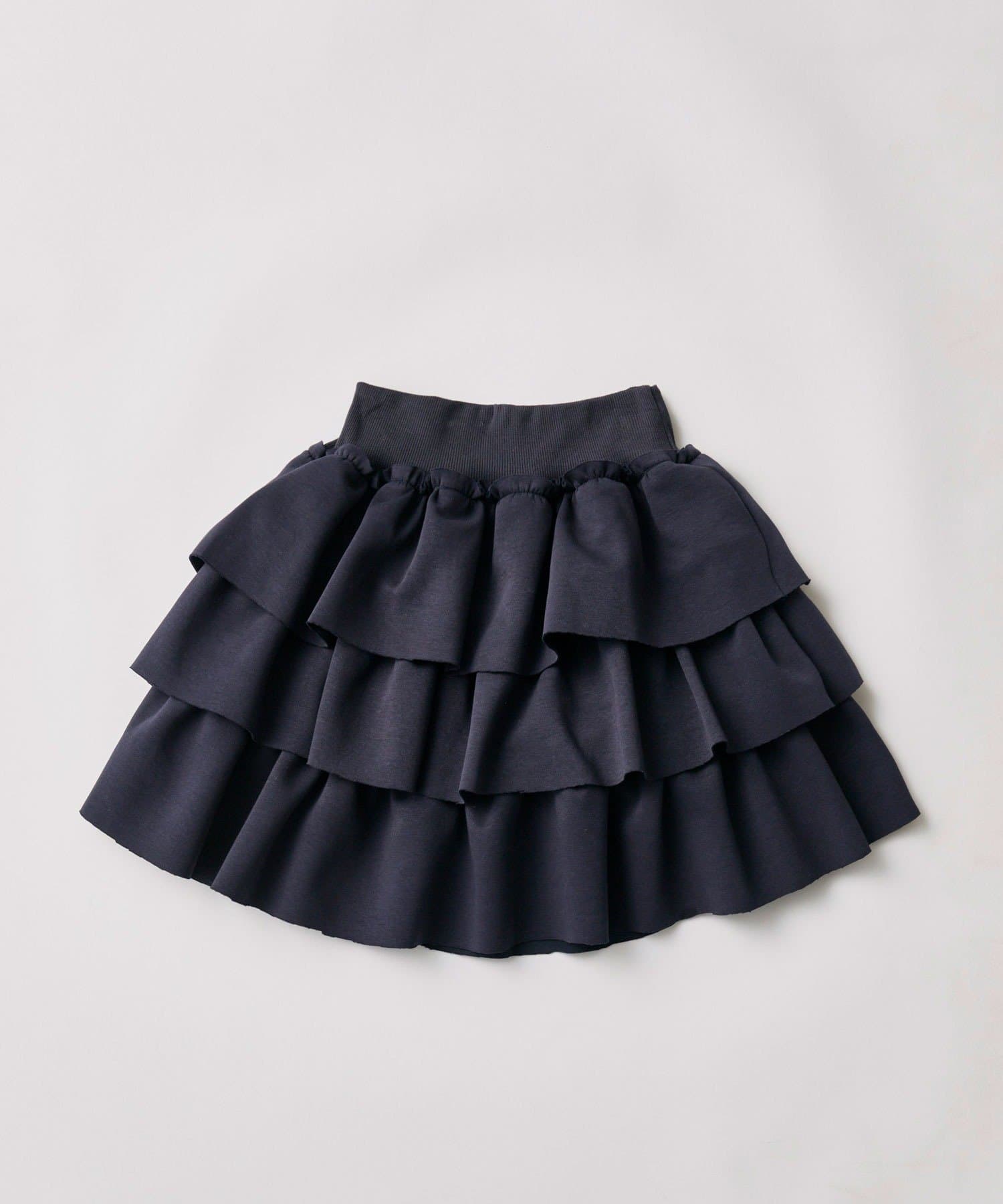 OLIVE des OLIVE(オリーブ デ オリーブ) キラキラロゴフリルスカート