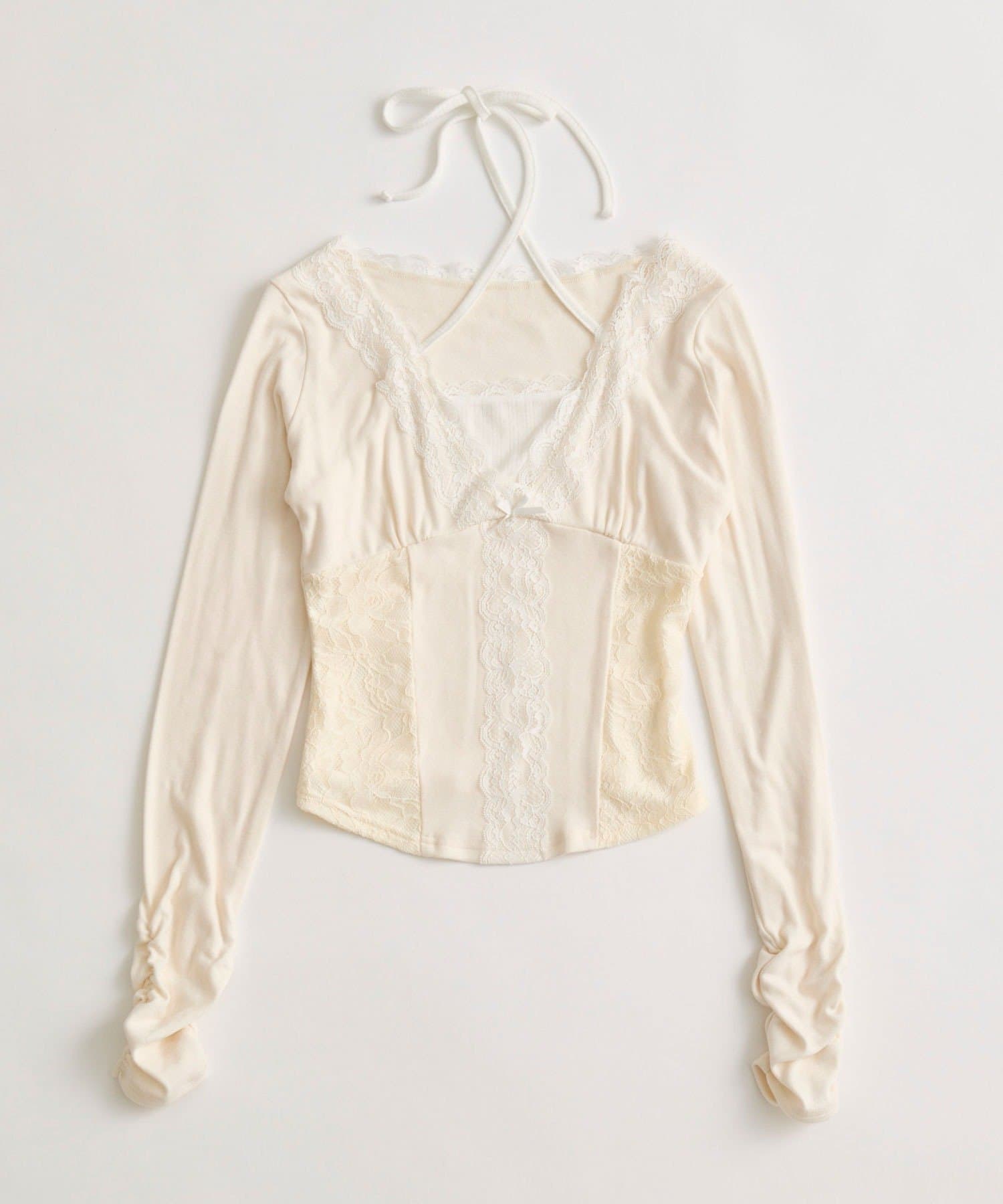 OLIVE des OLIVE(オリーブ デ オリーブ) レーストリムトップス