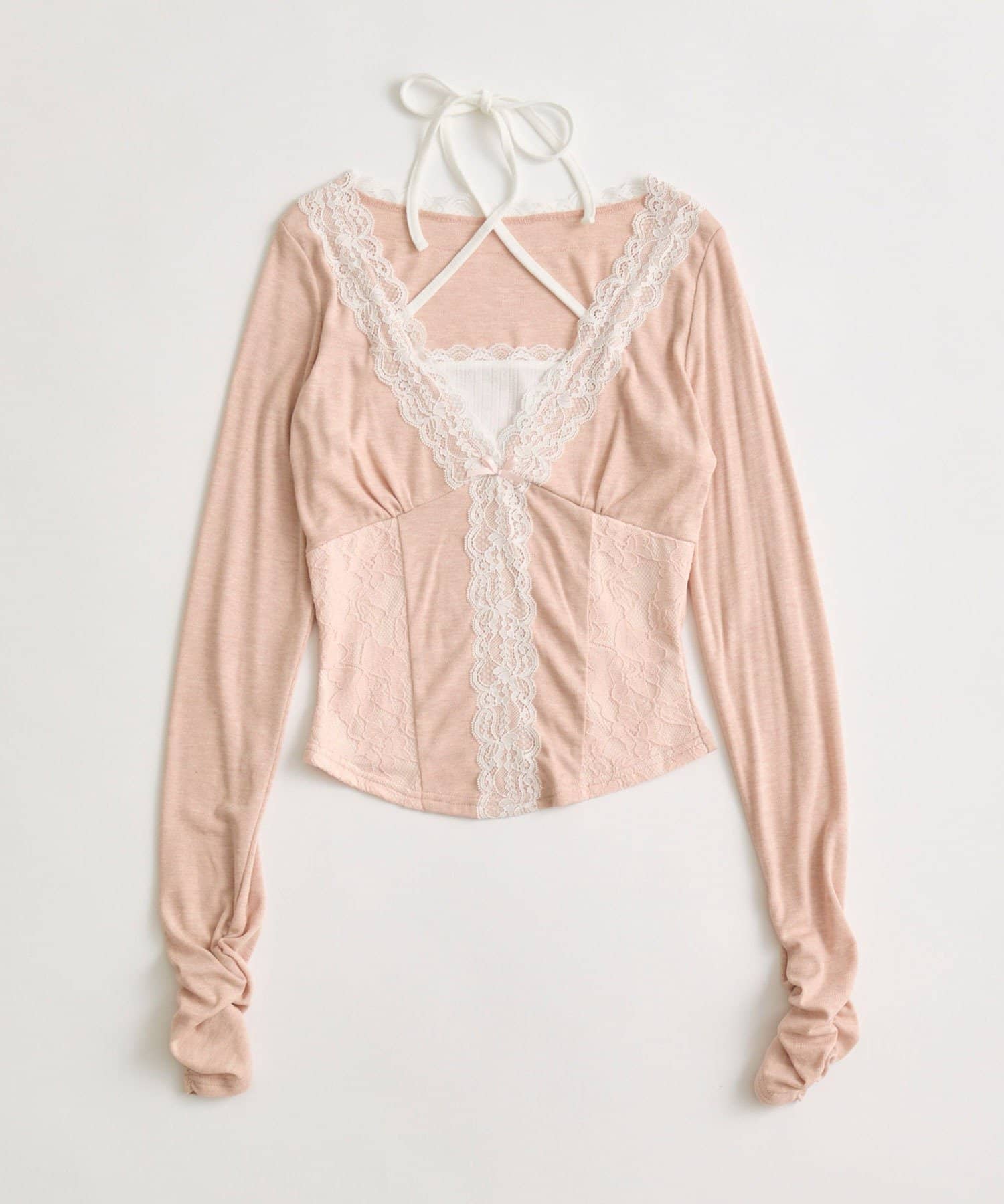 OLIVE des OLIVE(オリーブ デ オリーブ) レーストリムトップス