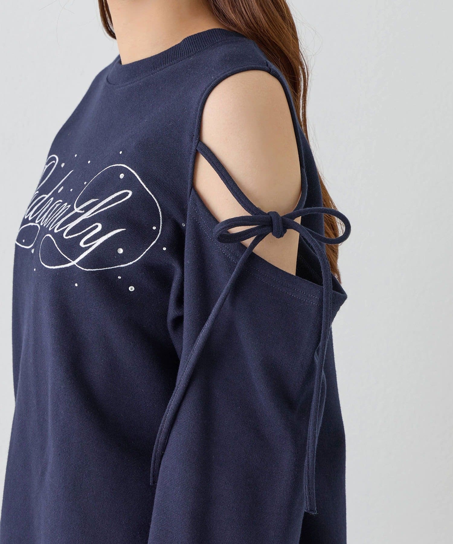 OLIVE des OLIVE(オリーブ デ オリーブ) 肩あきスウェット