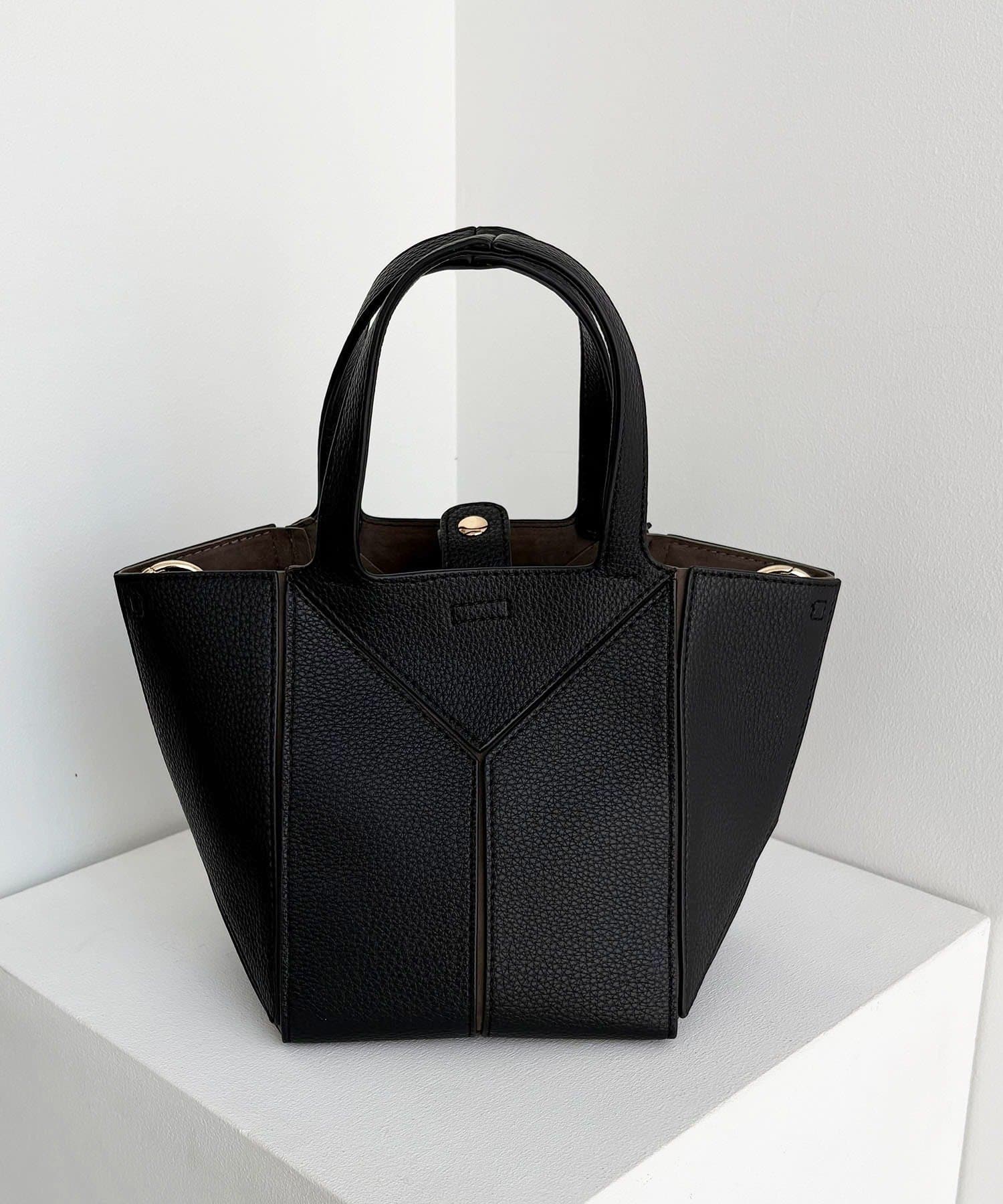 CAPRICIEUX LE'MAGE(カプリシュレマージュ) 【S/Lサイズ展開あり】ブロッキングバッグ S