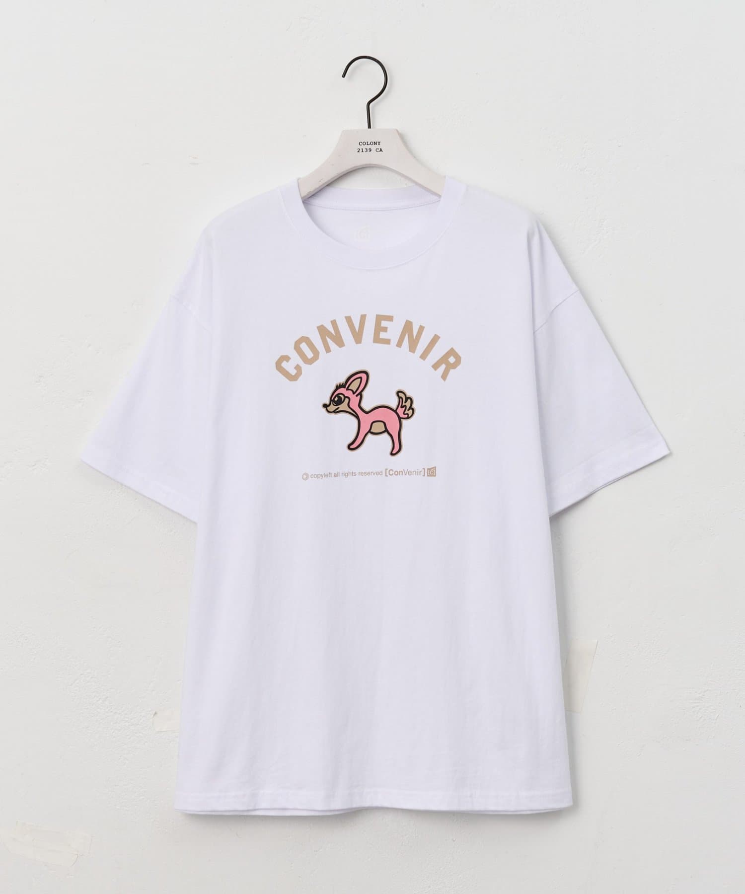 COLONY 2139(コロニー トゥーワンスリーナイン) 【ConVenir】バンビカレッジプリントTEE