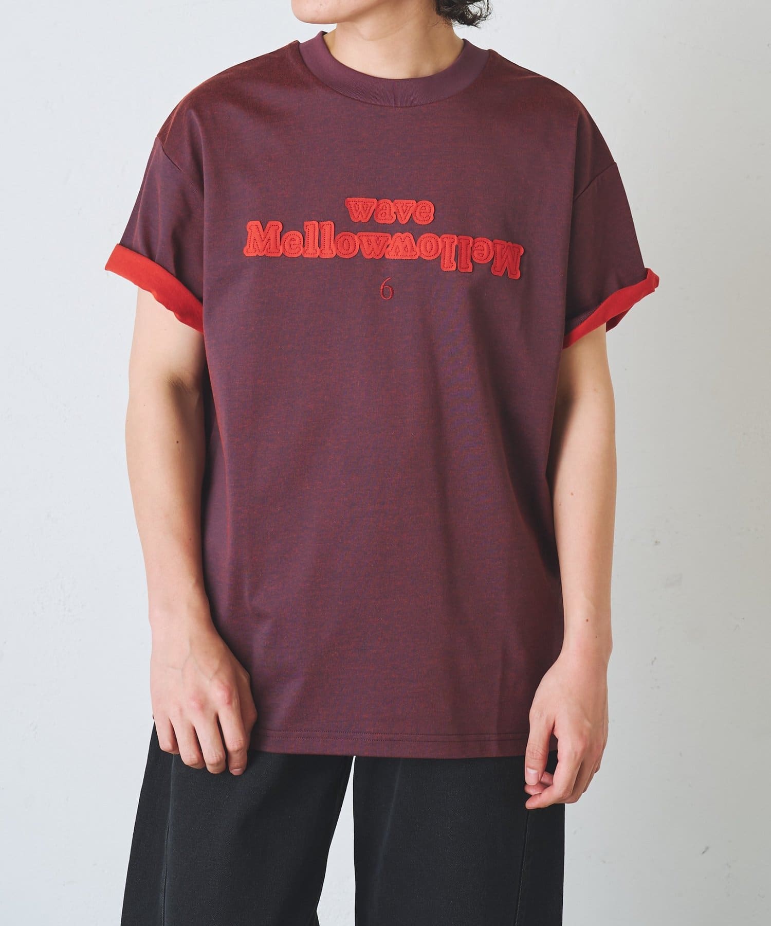 COLONY 2139(コロニー トゥーワンスリーナイン) ダブルフェイス刺繍Tシャツ