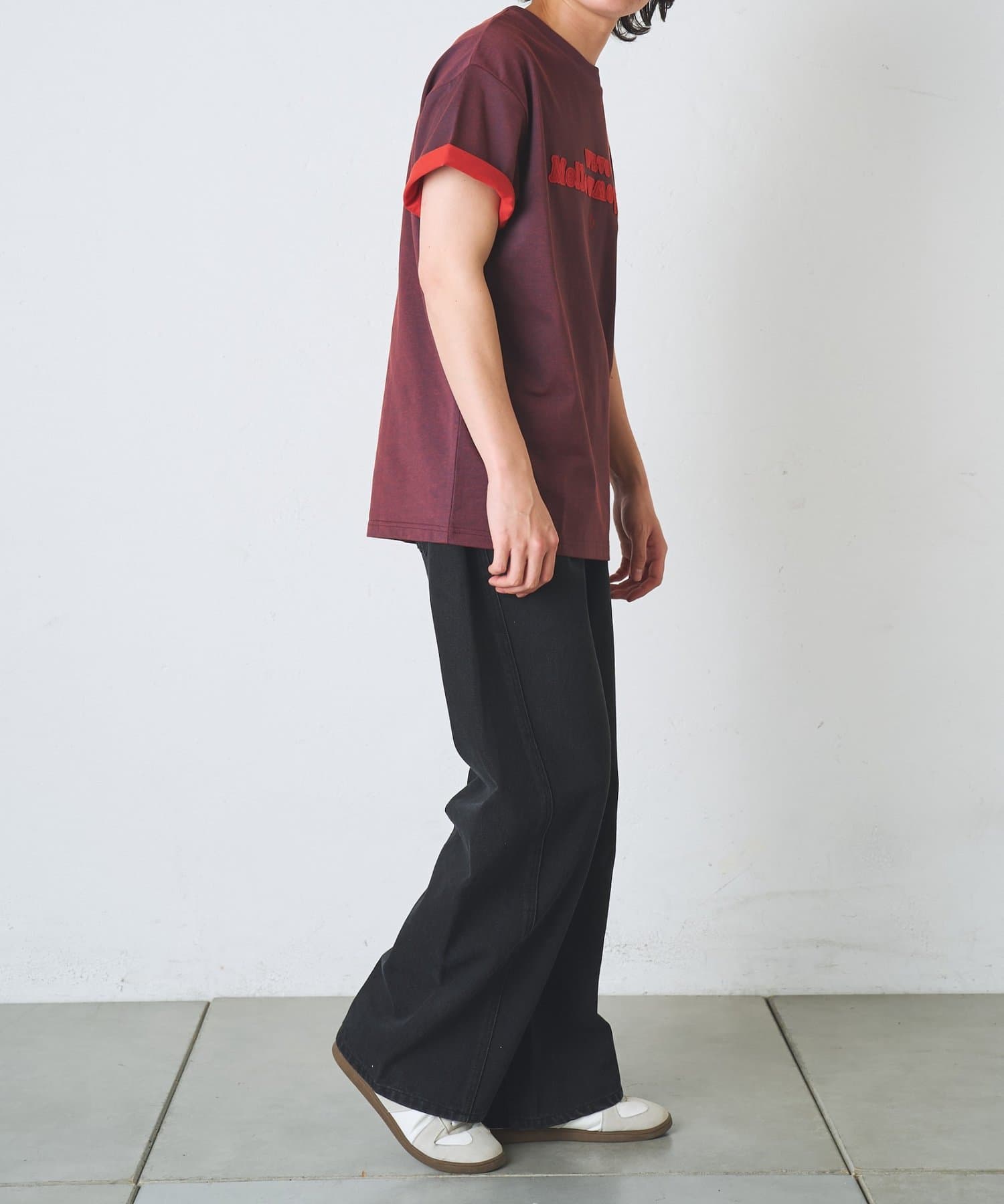 COLONY 2139(コロニー トゥーワンスリーナイン) ダブルフェイス刺繍Tシャツ