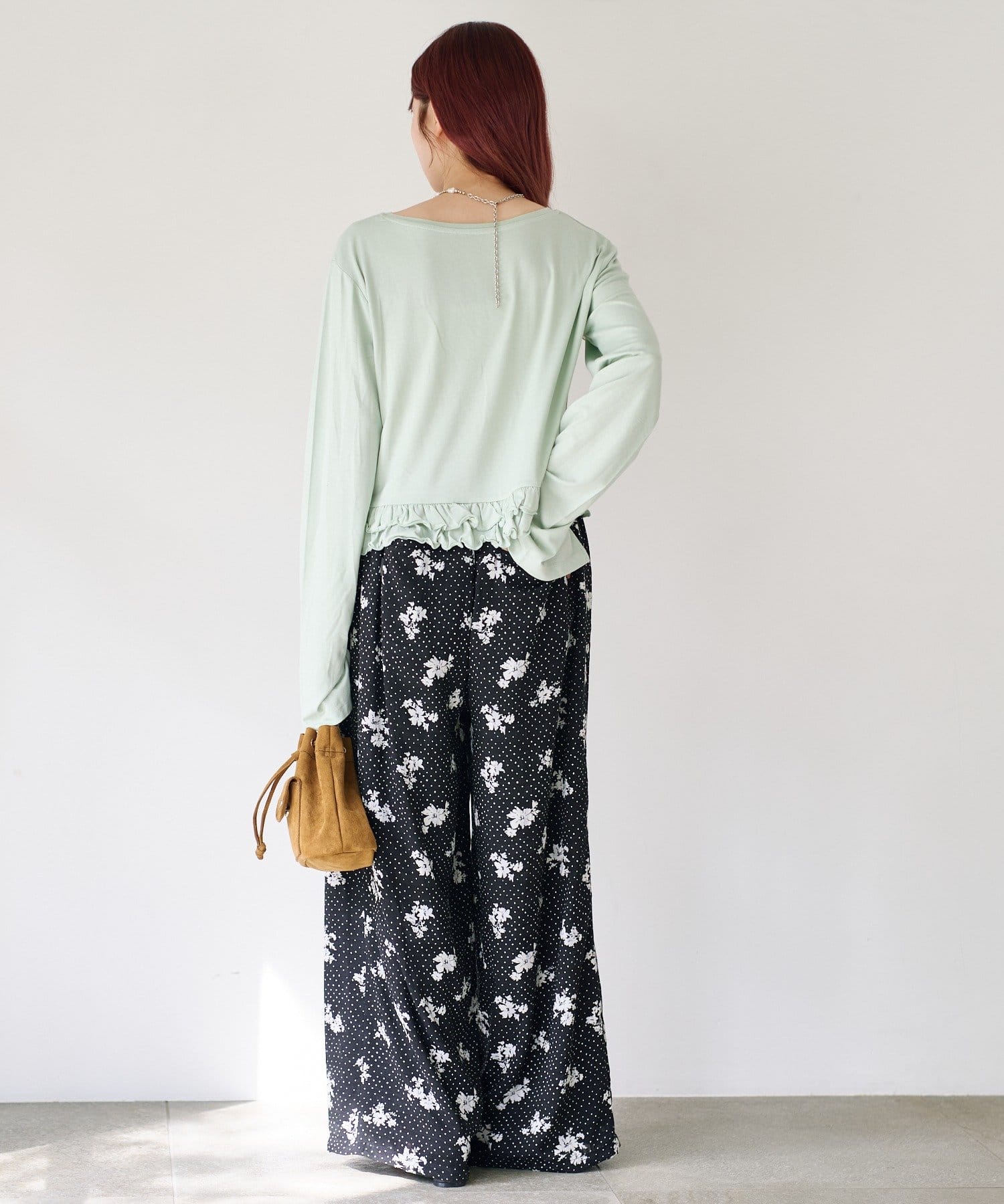 Kastane(カスタネ) 【2.20(金)12:00発売/WEB先行】ドットフラワーパンツ