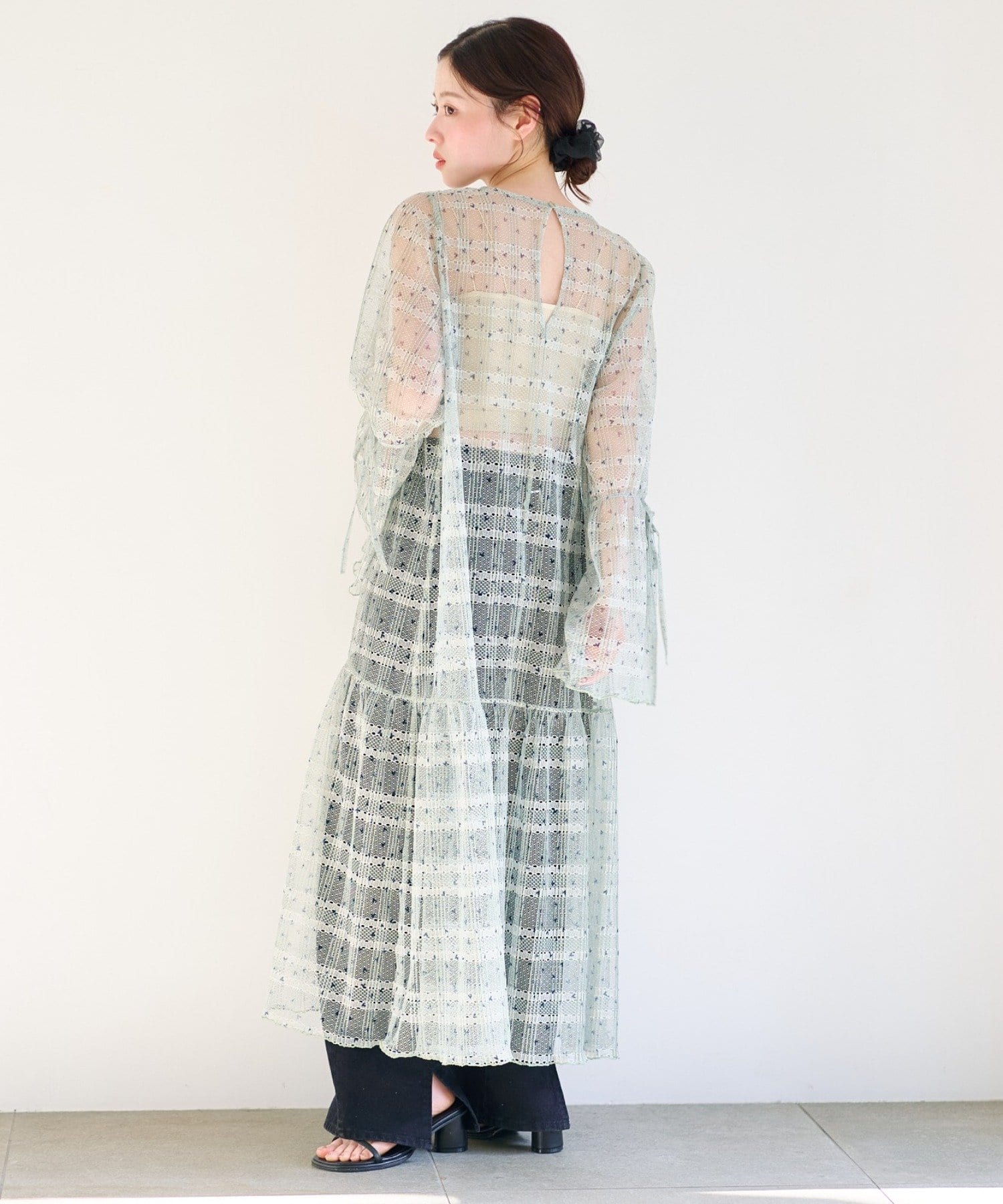 Kastane(カスタネ) 【2.20(金)12:00発売/WEB先行】プリントレースワンピース