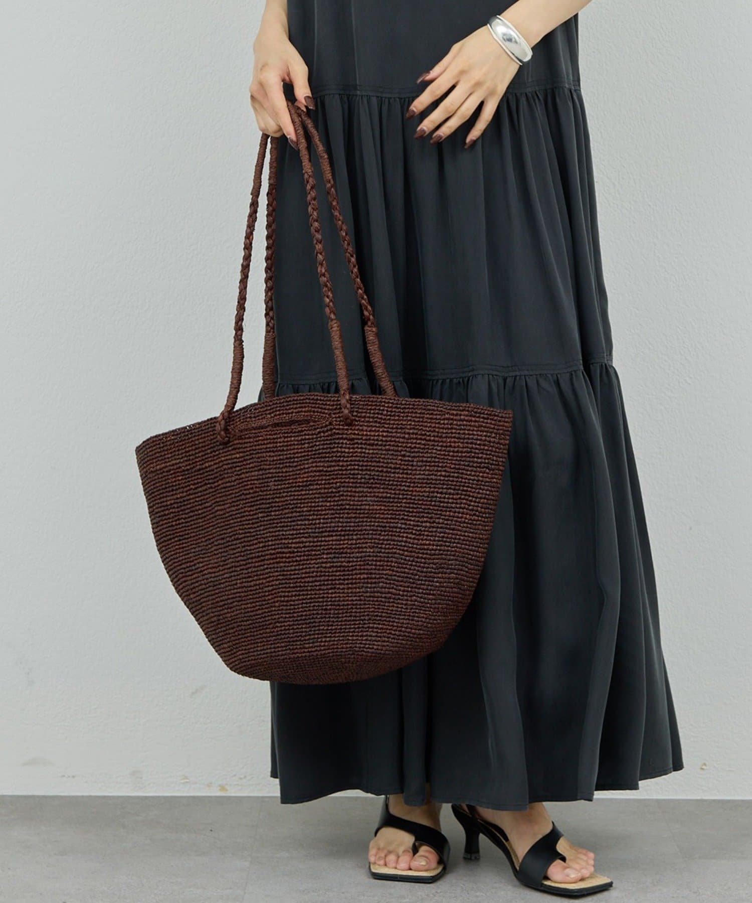 GALLARDAGALANTE(ガリャルダガランテ) 【4/7(火) 18:00予約開始】【MIORA】ラフィア2WAYトート