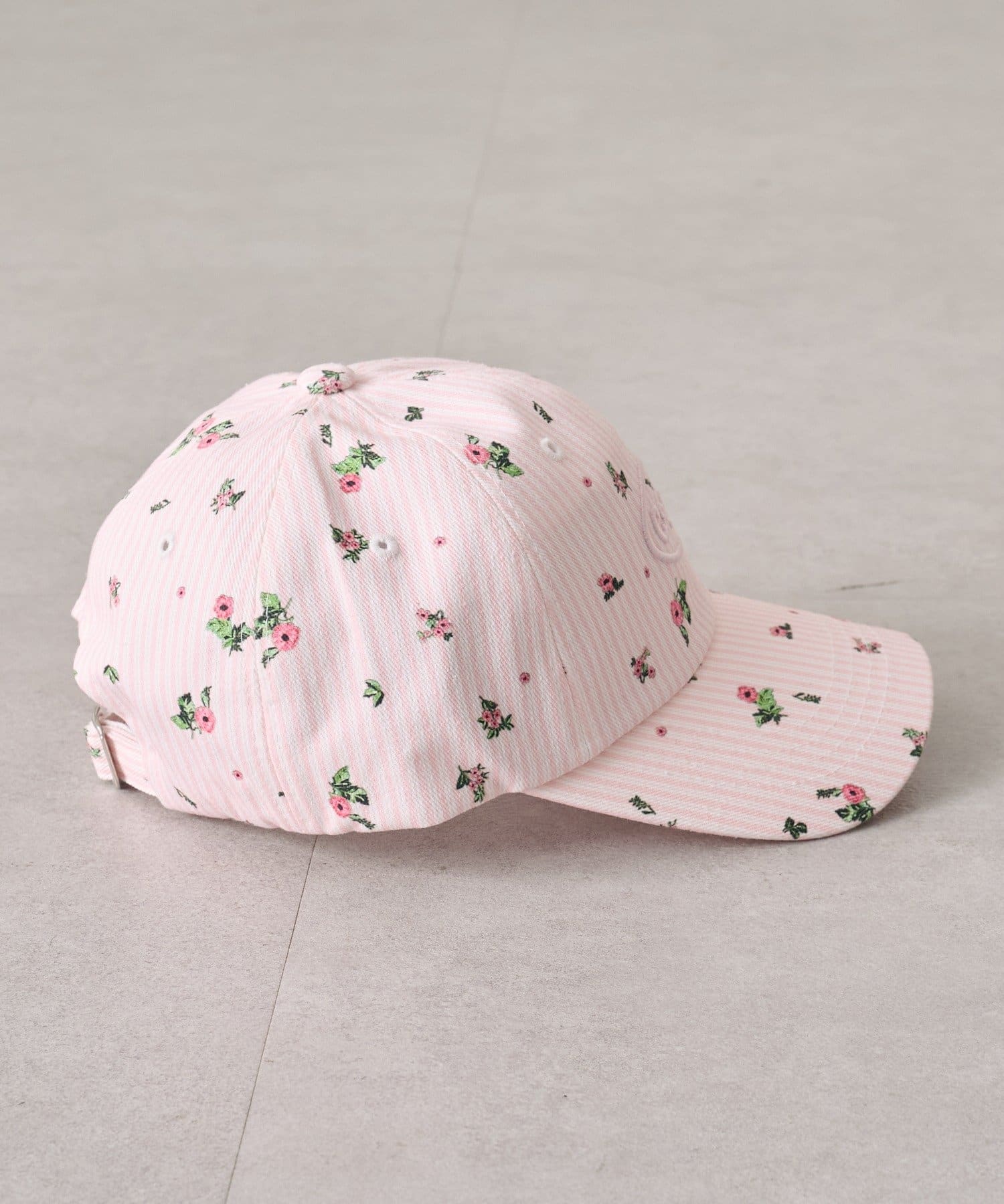 mystic(ミスティック) フラワーストライプキャップ