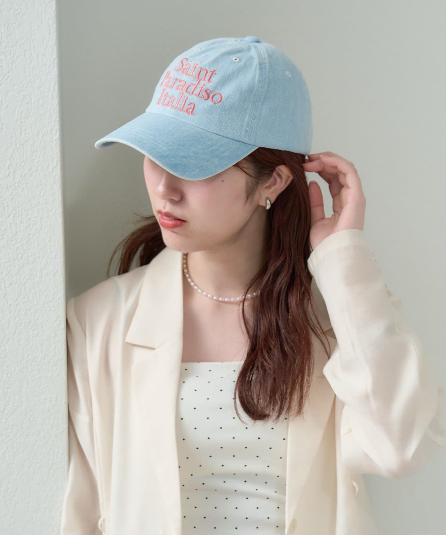 mystic(ミスティック) デニムロゴキャップ