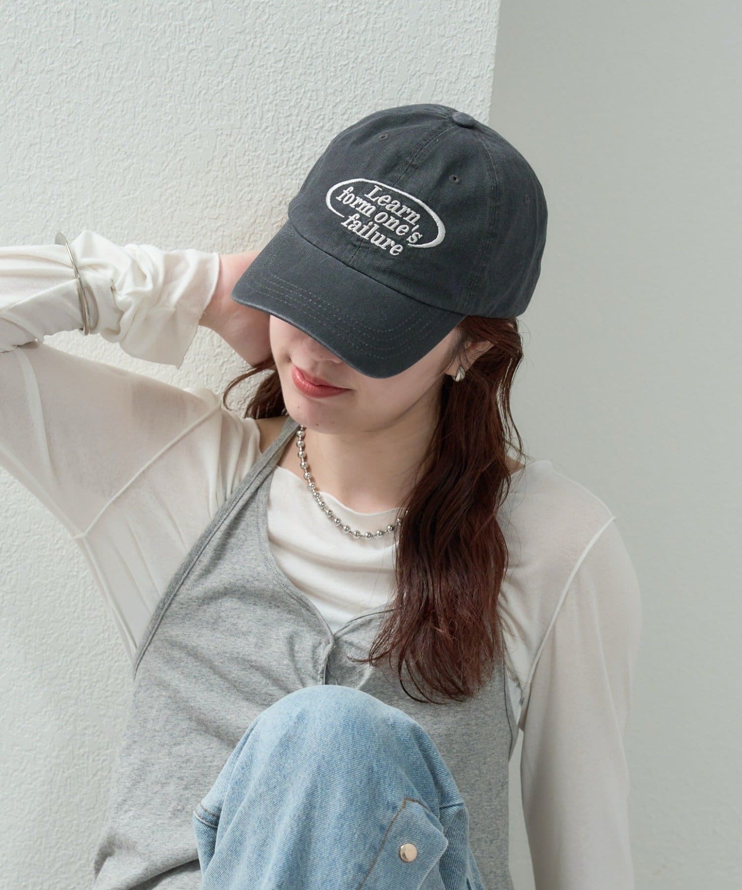 mystic(ミスティック) サークルロゴ刺繍キャップ