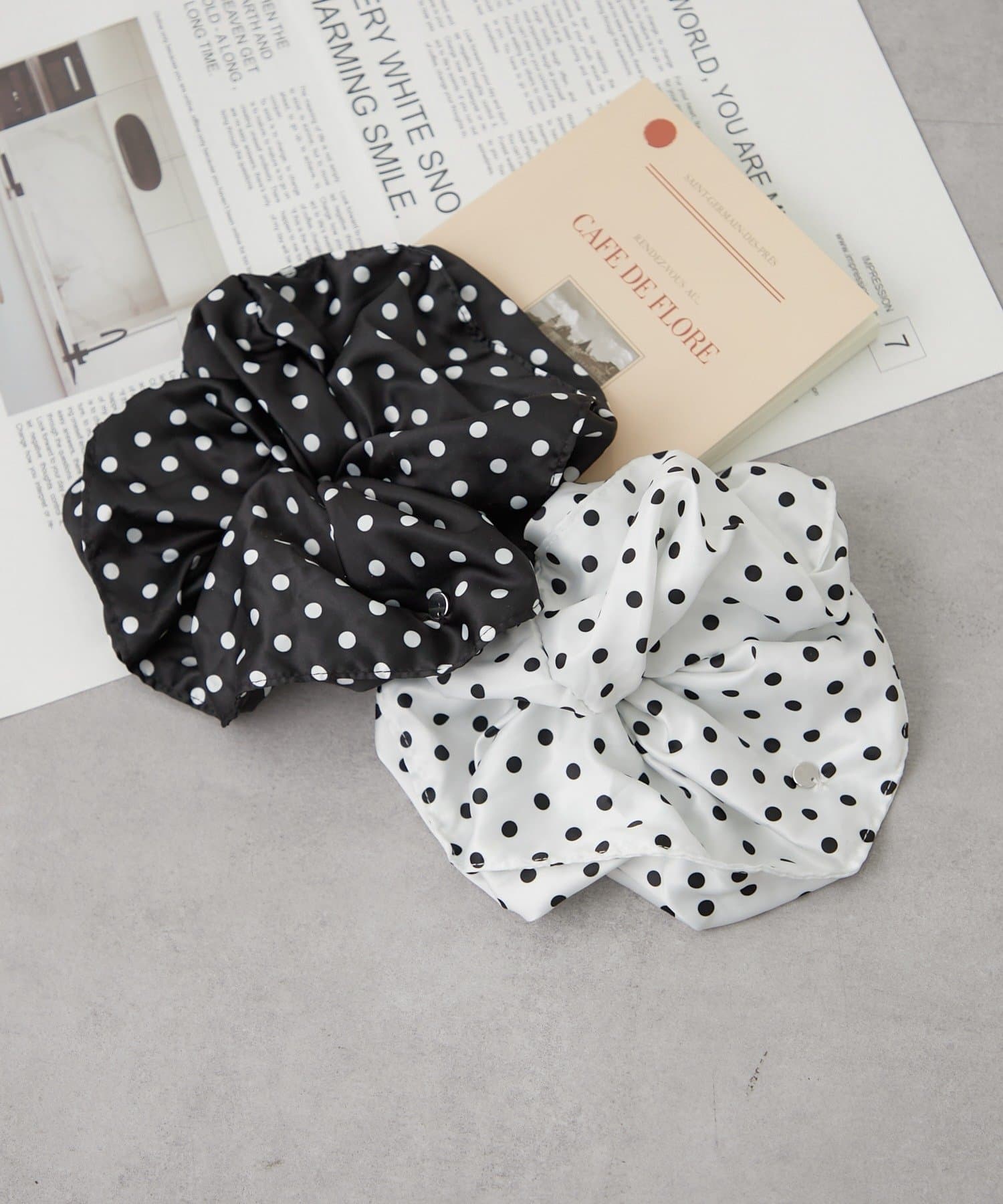 mystic(ミスティック) チャーム付きBIGドットシュシュ