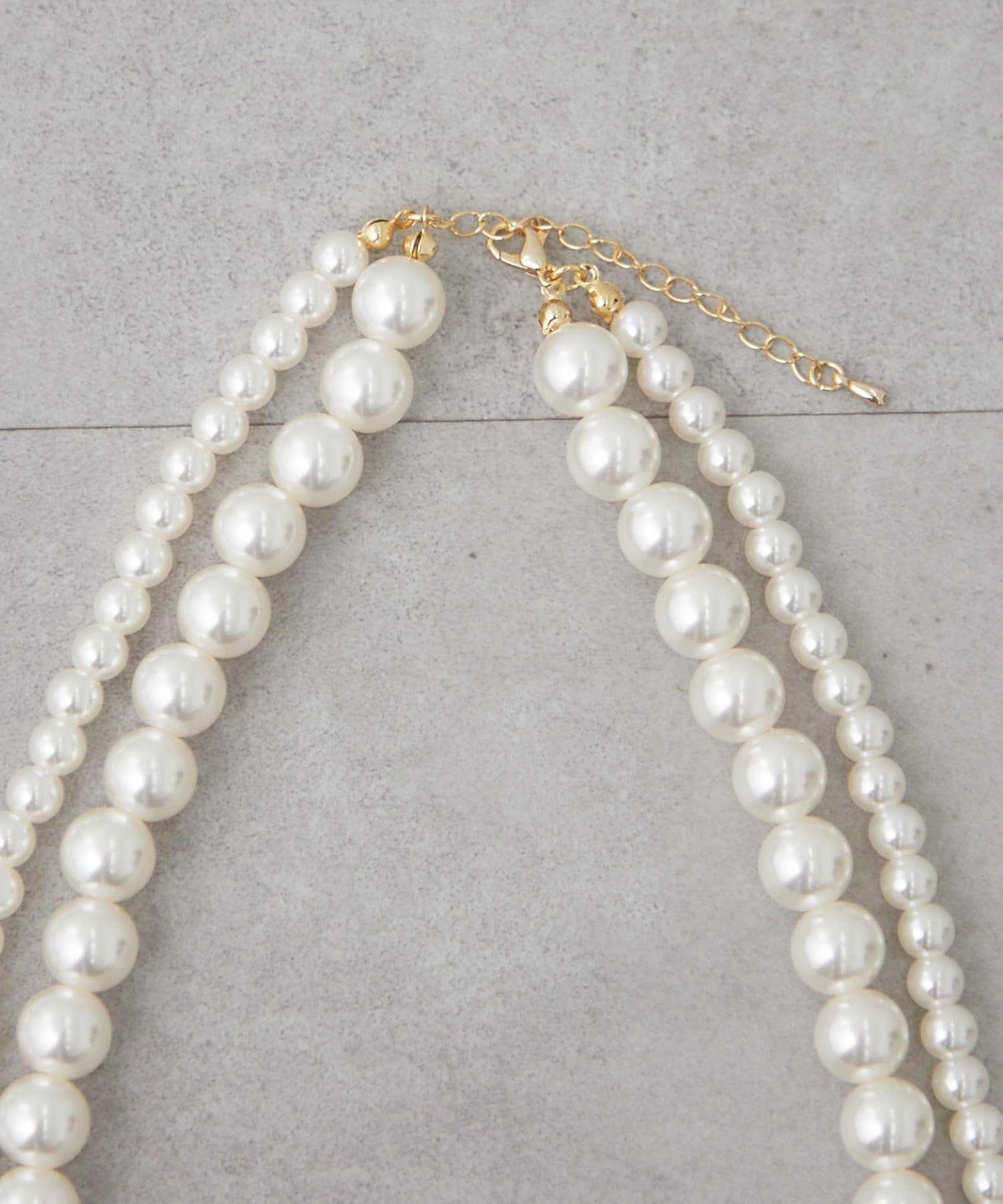 mystic(ミスティック) Ｗパールネックレス