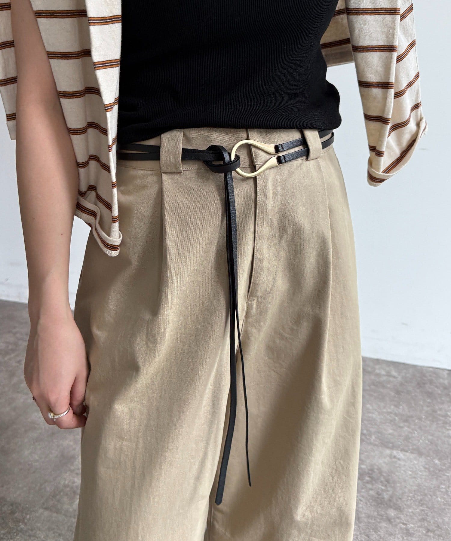 DOUDOU(ドゥドゥ) Uバックルコードベルト