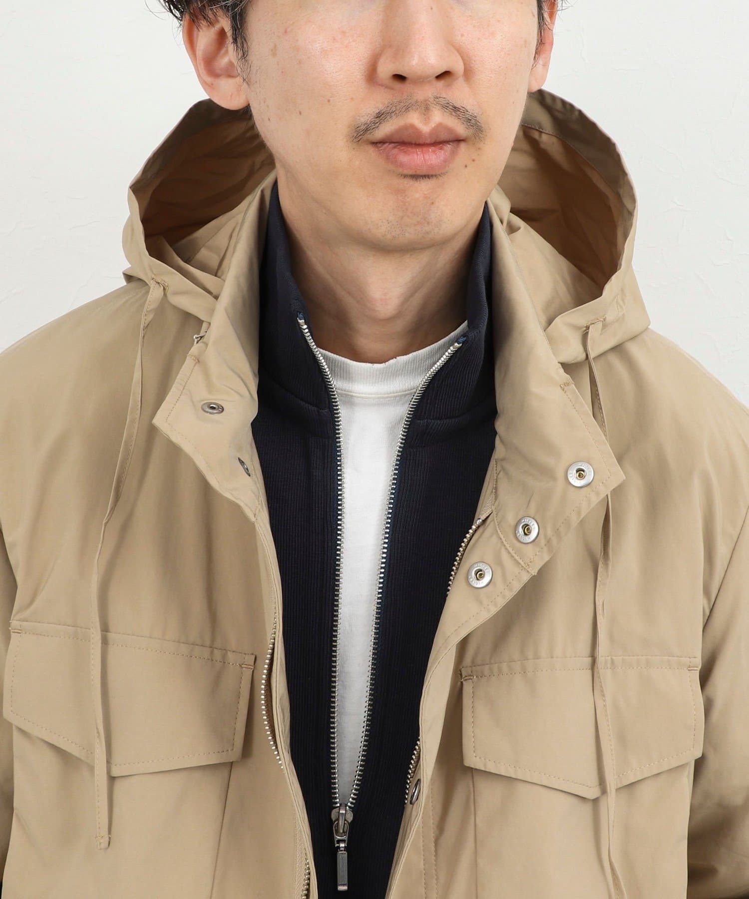 NOLLEY'S(ノーリーズ) 【ダントツ撥水】M65タイプフードブルゾン