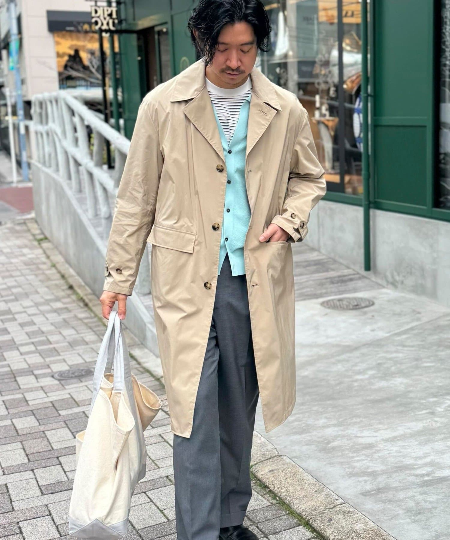 NOLLEY'S(ノーリーズ) 【ダントツ撥水】ステンカラーコート