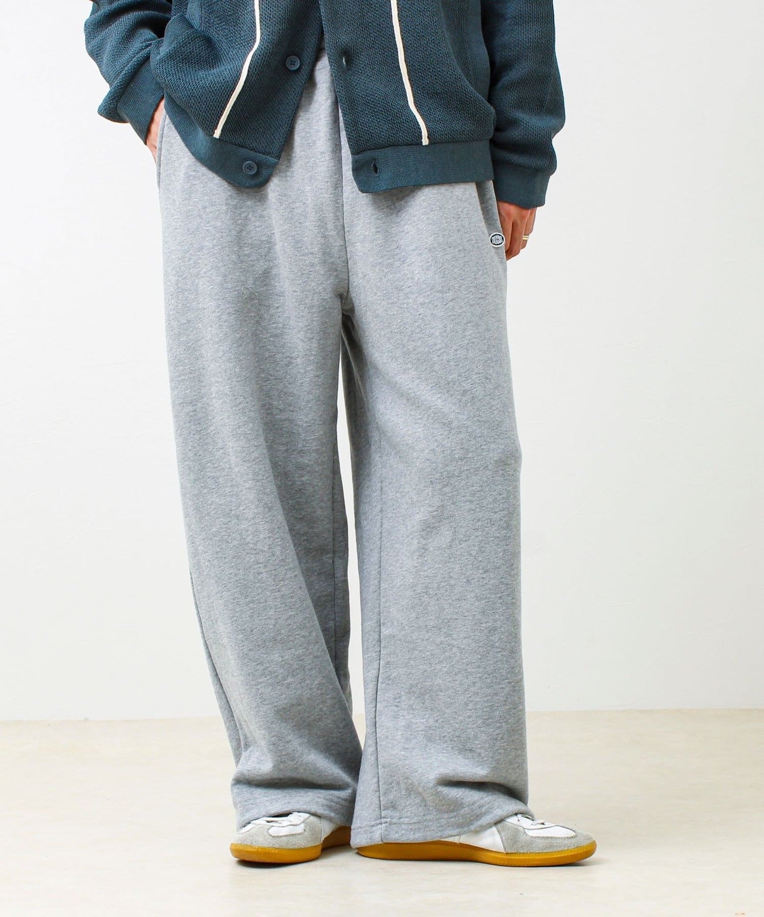 FREDY & GLOSTER(フレディ アンド グロスター) 【DISCUS】裏毛ワイドスウェットパンツ