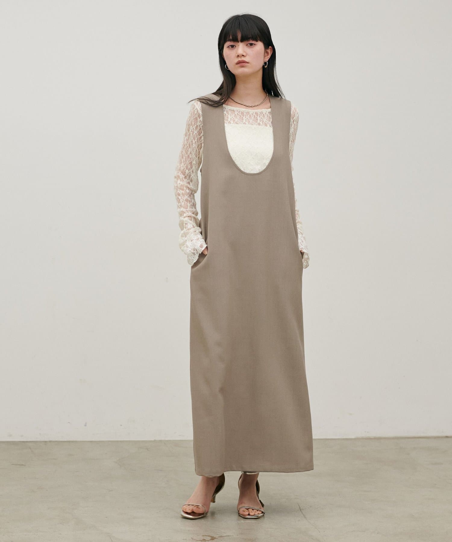 LARUTA(ラルータ) Uネックジャンスカ