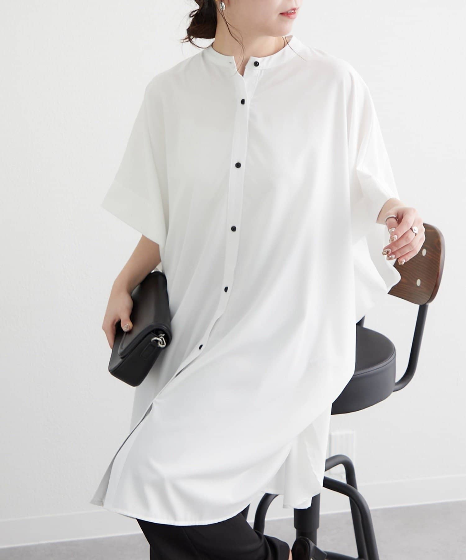 Remind me and forever(リマインドミーアンドフォーエバー) 【リバイバル/シワになりにくい！】ドルマンBIGシャツ