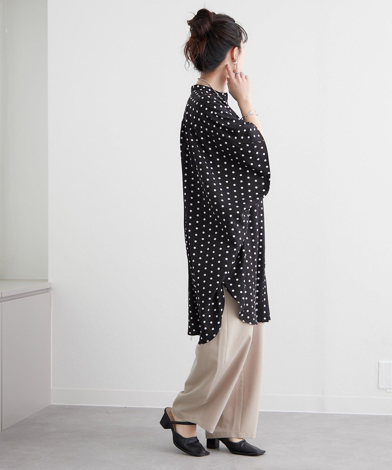 Remind me and forever(リマインドミーアンドフォーエバー) 【リバイバル/シワになりにくい！】ドルマンBIGシャツ