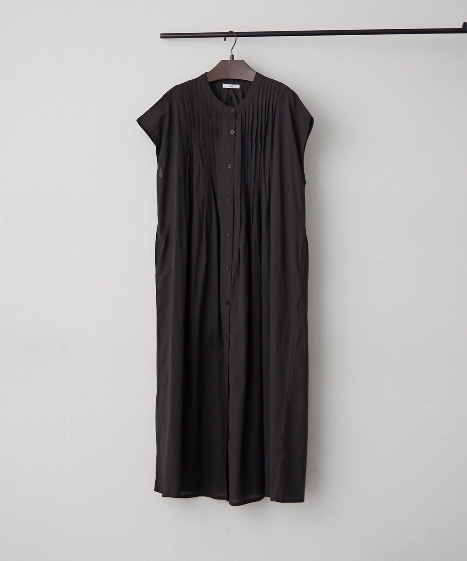 Remind me and forever(リマインドミーアンドフォーエバー) 【NAO】【軽やかな素材感】フレンチスリーブタックワンピース