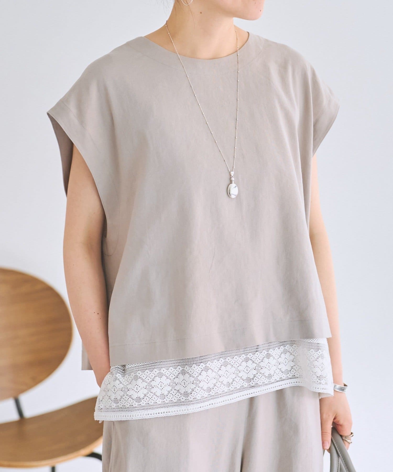 BEARDSLEY(ビアズリー) リネンショートベスト