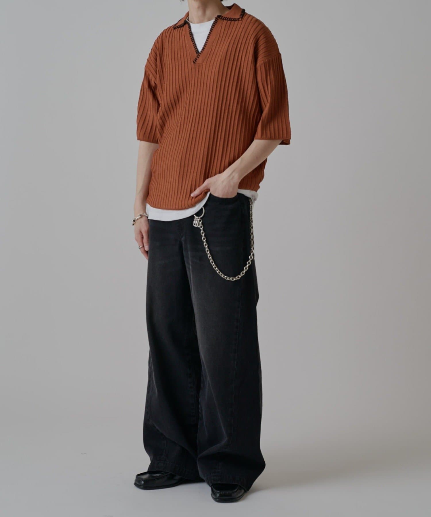 Lui's(ルイス) スキッパーステッチニット